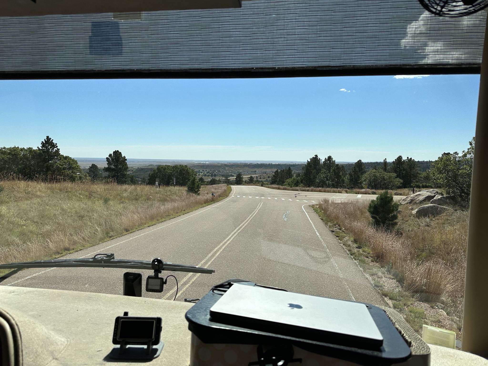 Leaving the state park