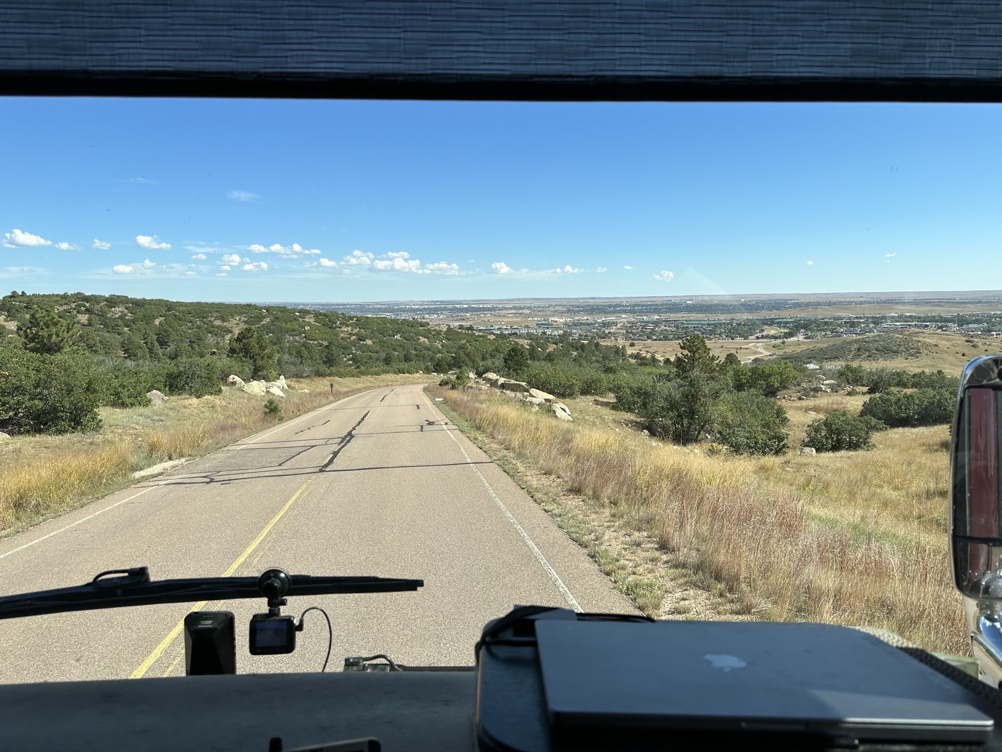 Leaving the state park