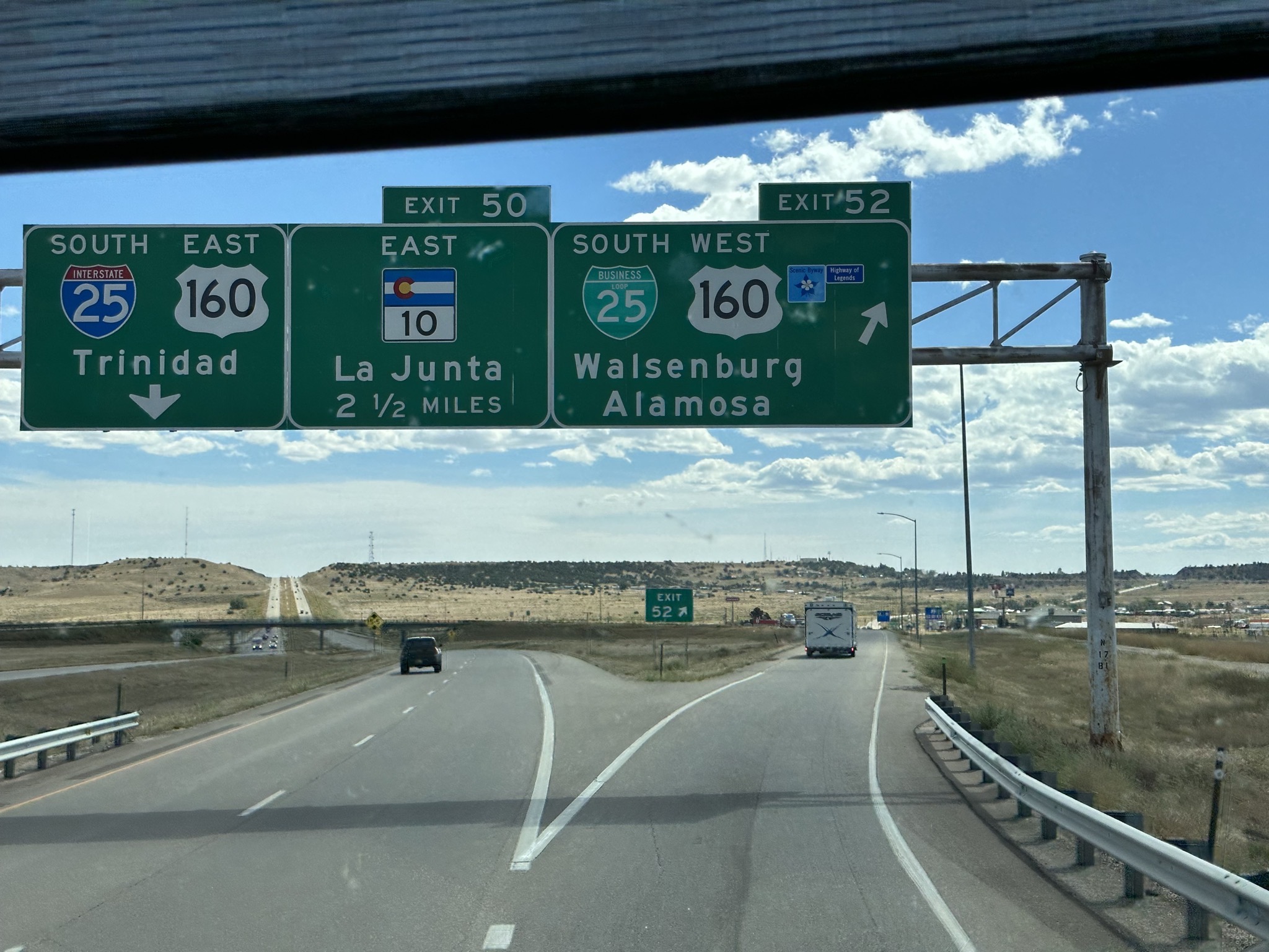Exit towards Alamosa
