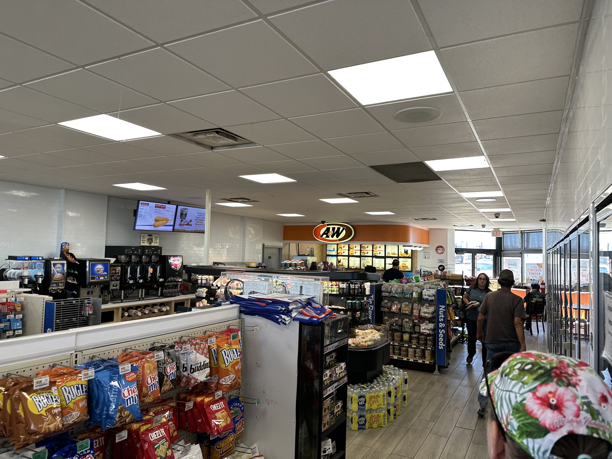 A&W in the back of the convenience store