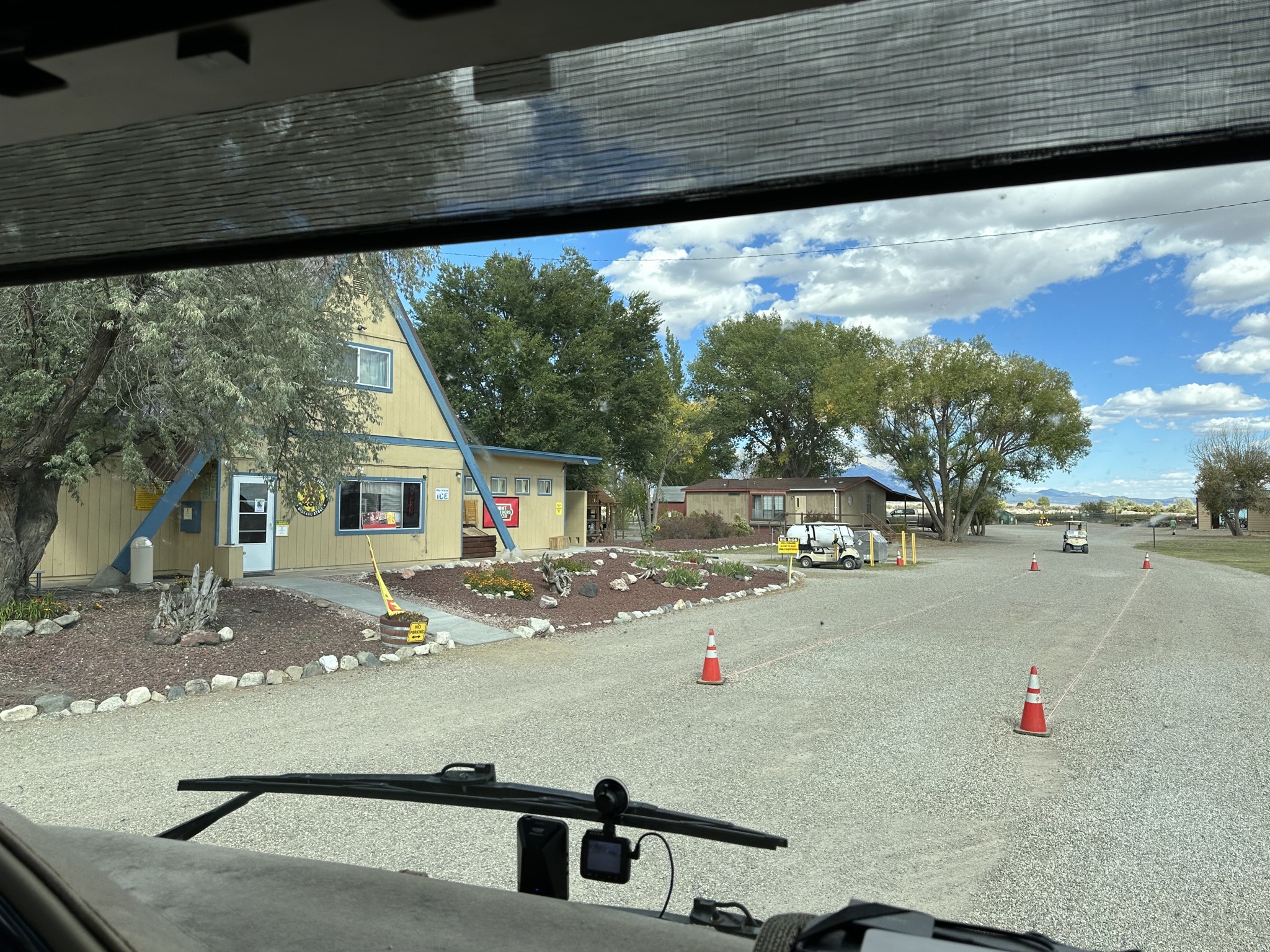 Arriving at Alamosa KOA