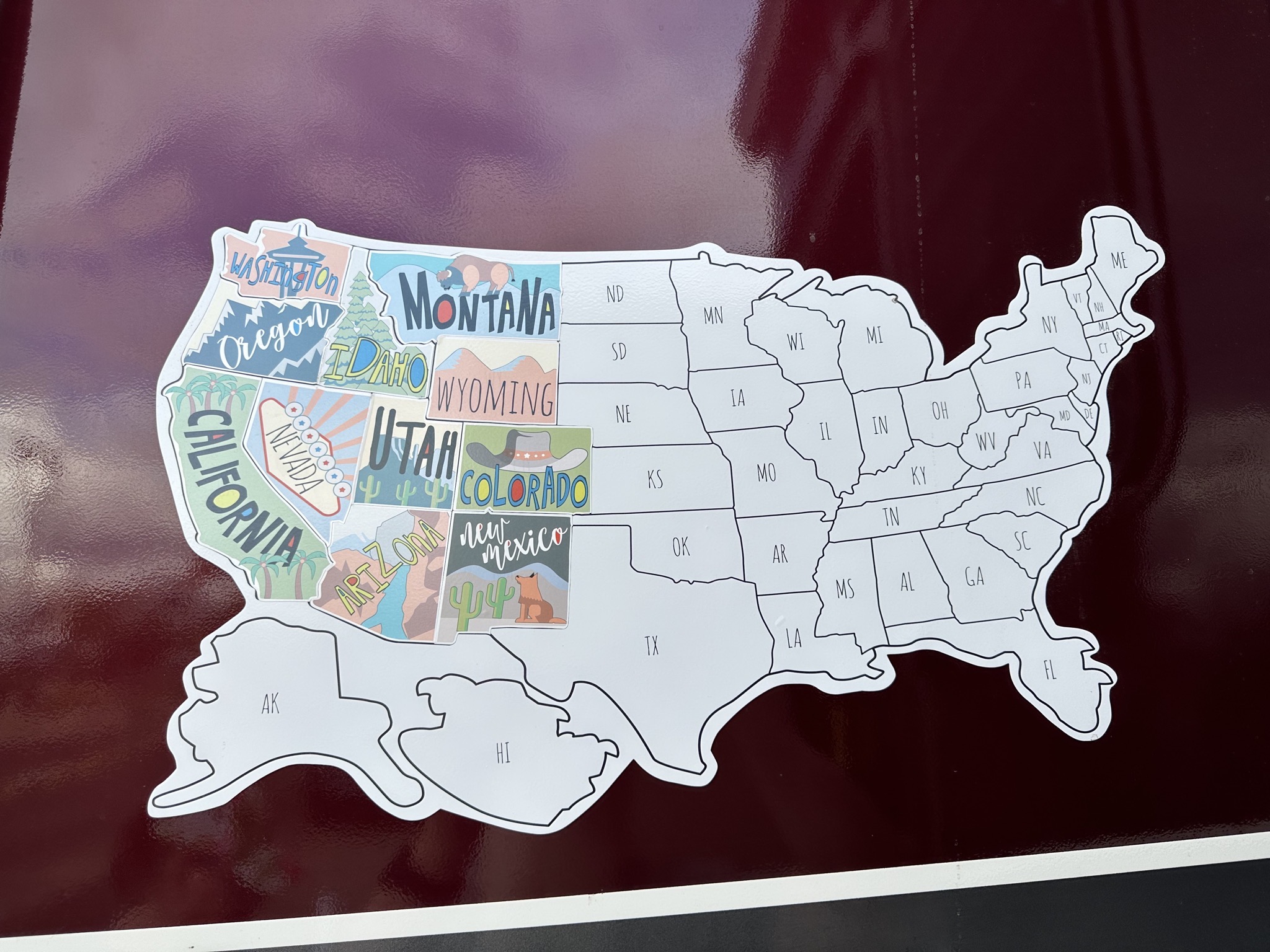New Mexico state sticker