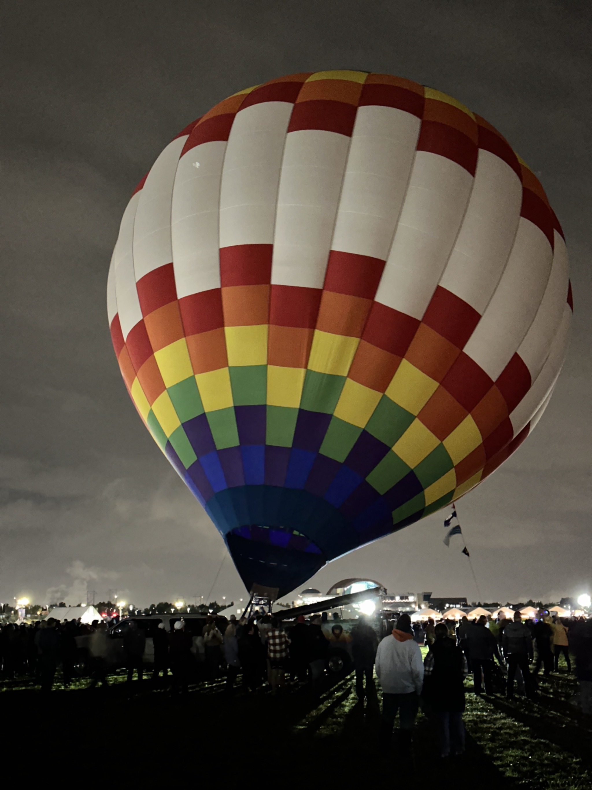 Inflating a balloon