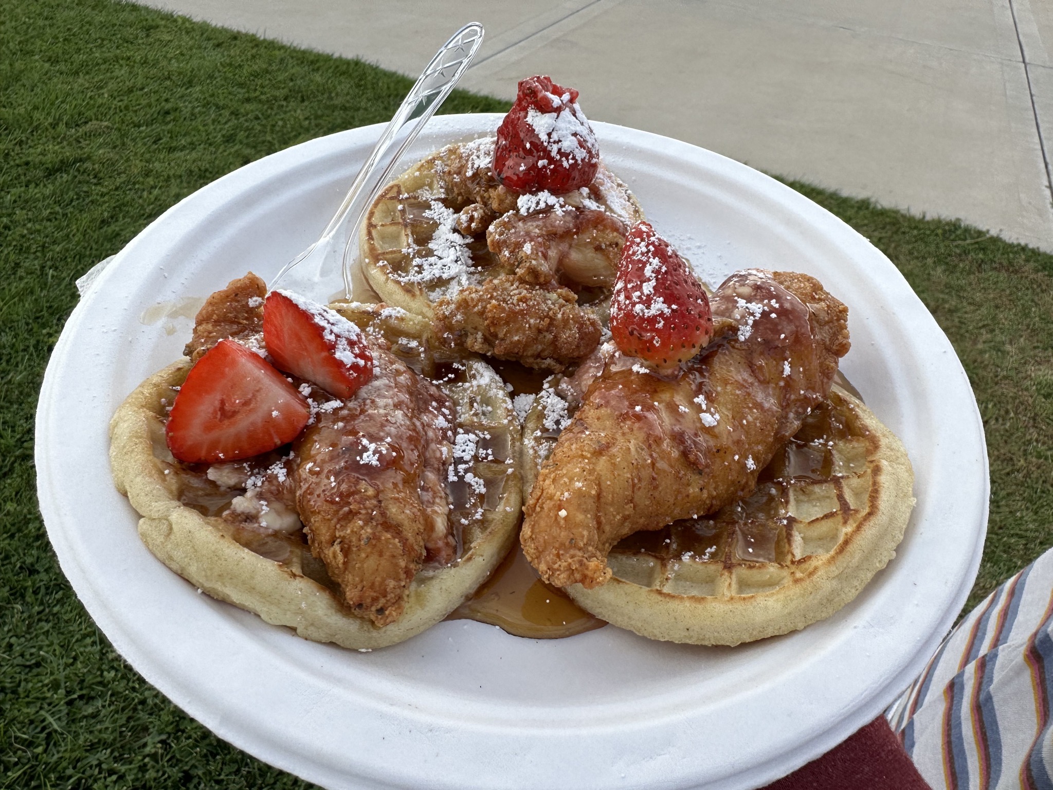 Chicken and waffles