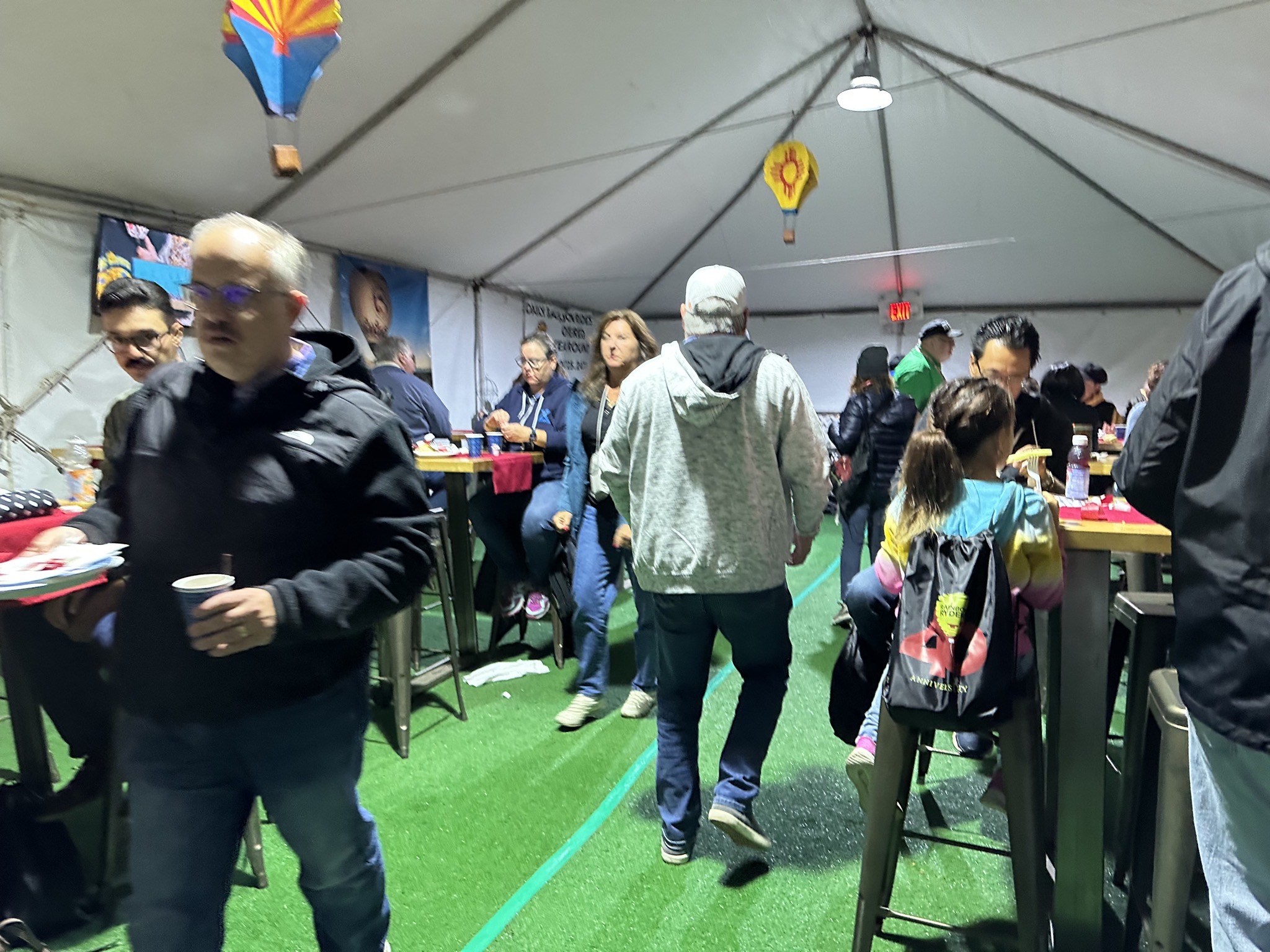 Rainbow Ryders tent