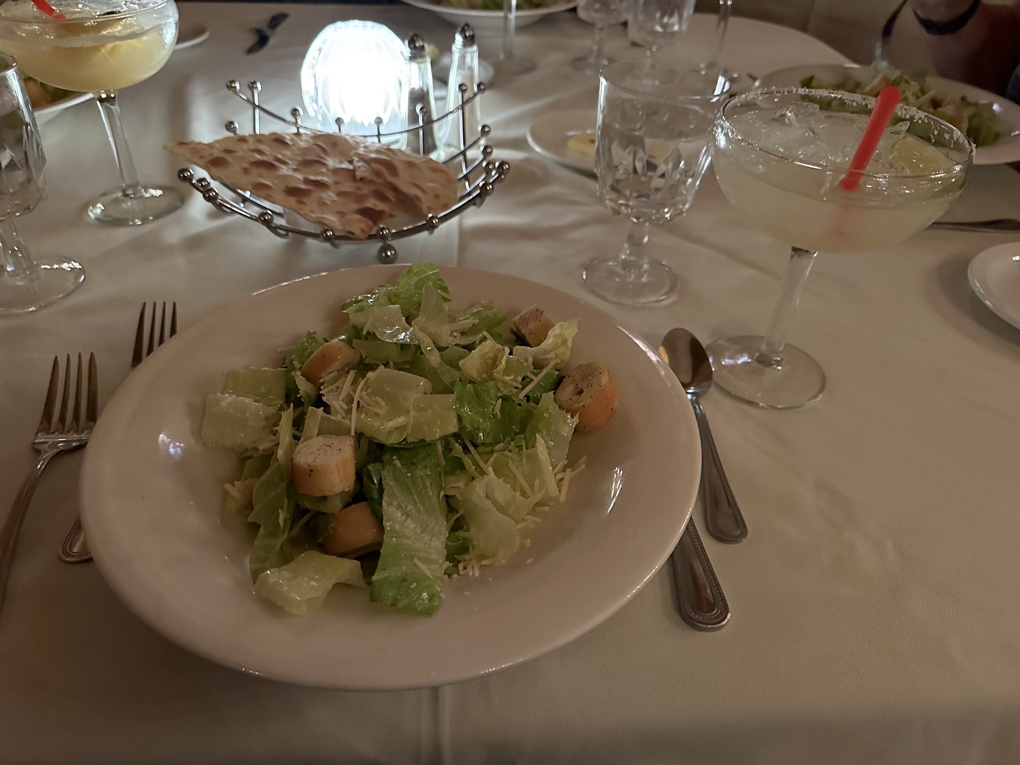 Tableside caesar salad
