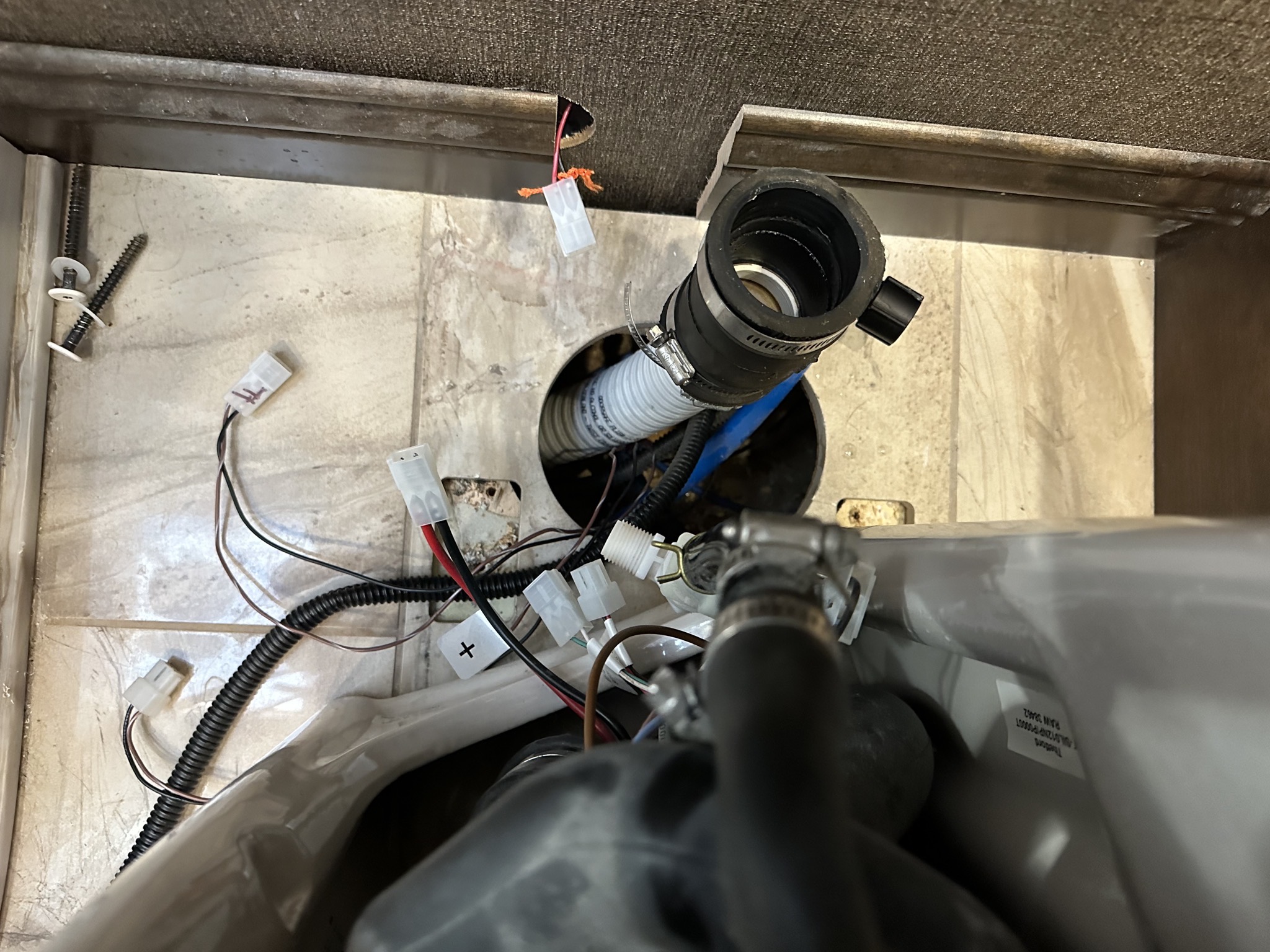 Disconnected wires and pipes