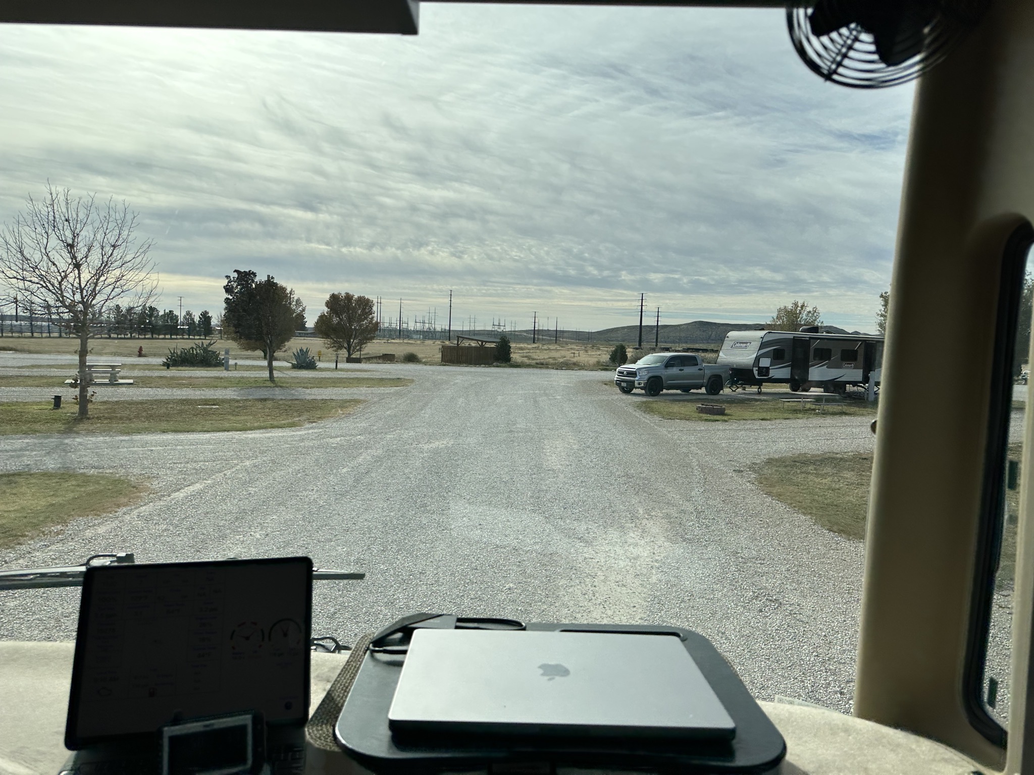 Leaving RV park