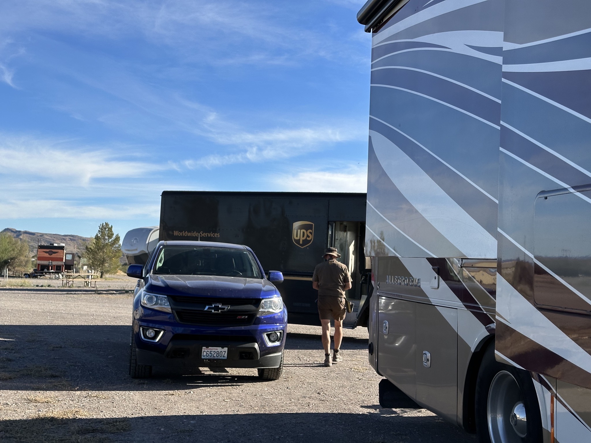 UPS delivery to our site