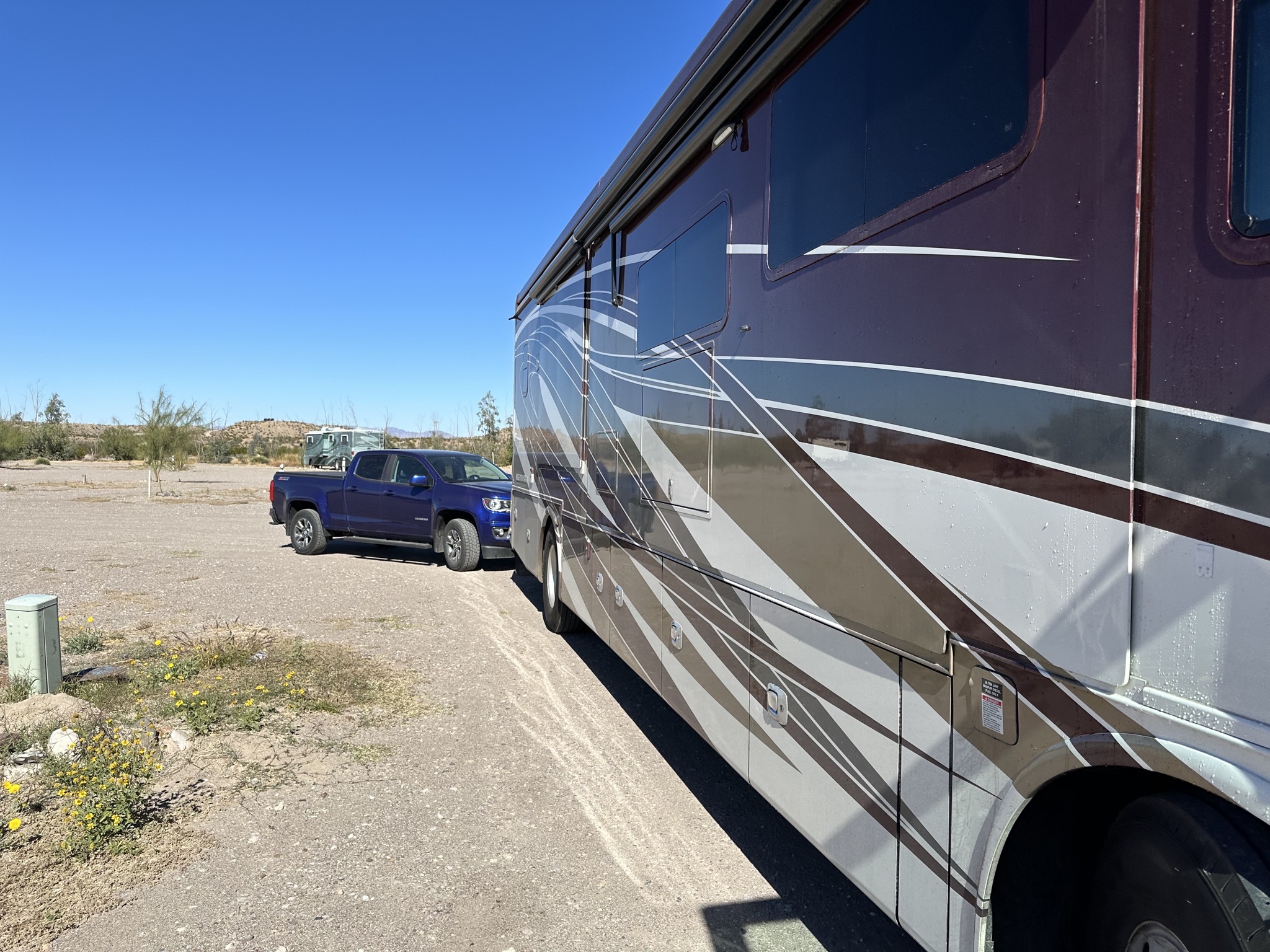 Leaving campground