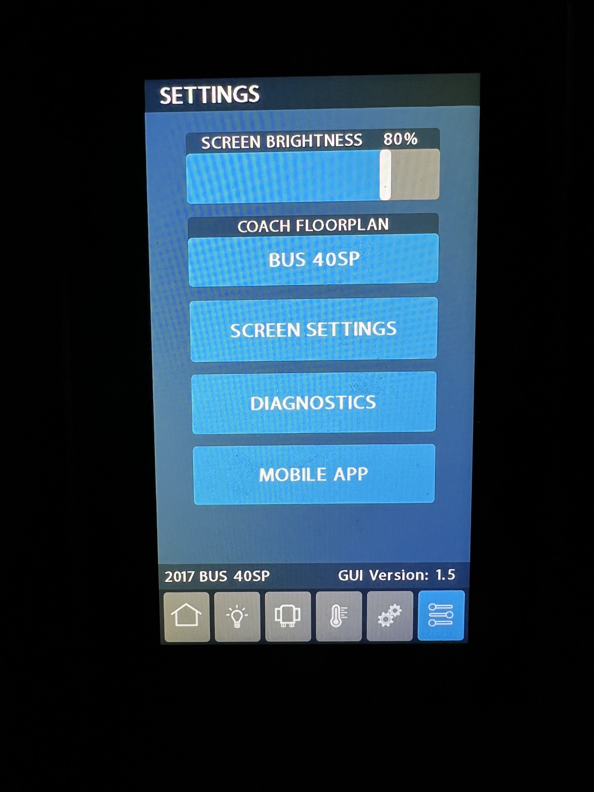 Mobile app button