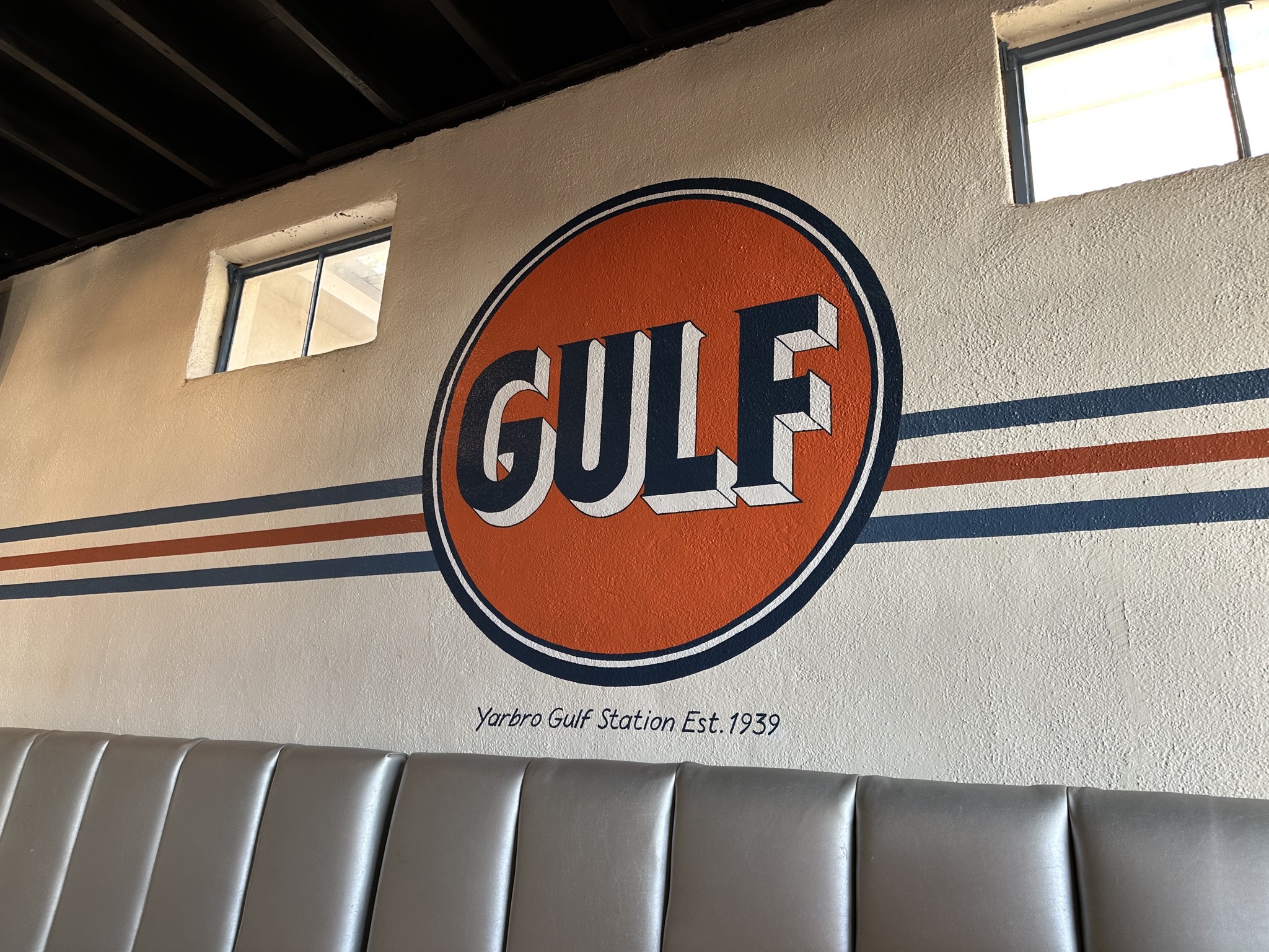 Gulf station established 1939