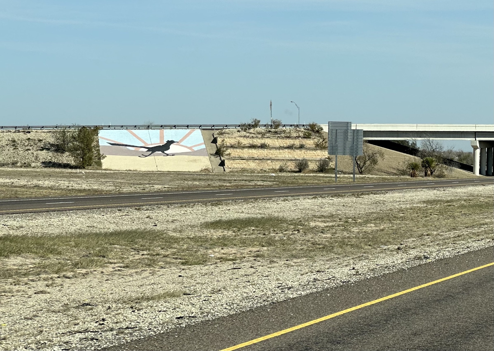 Roadrunner mural