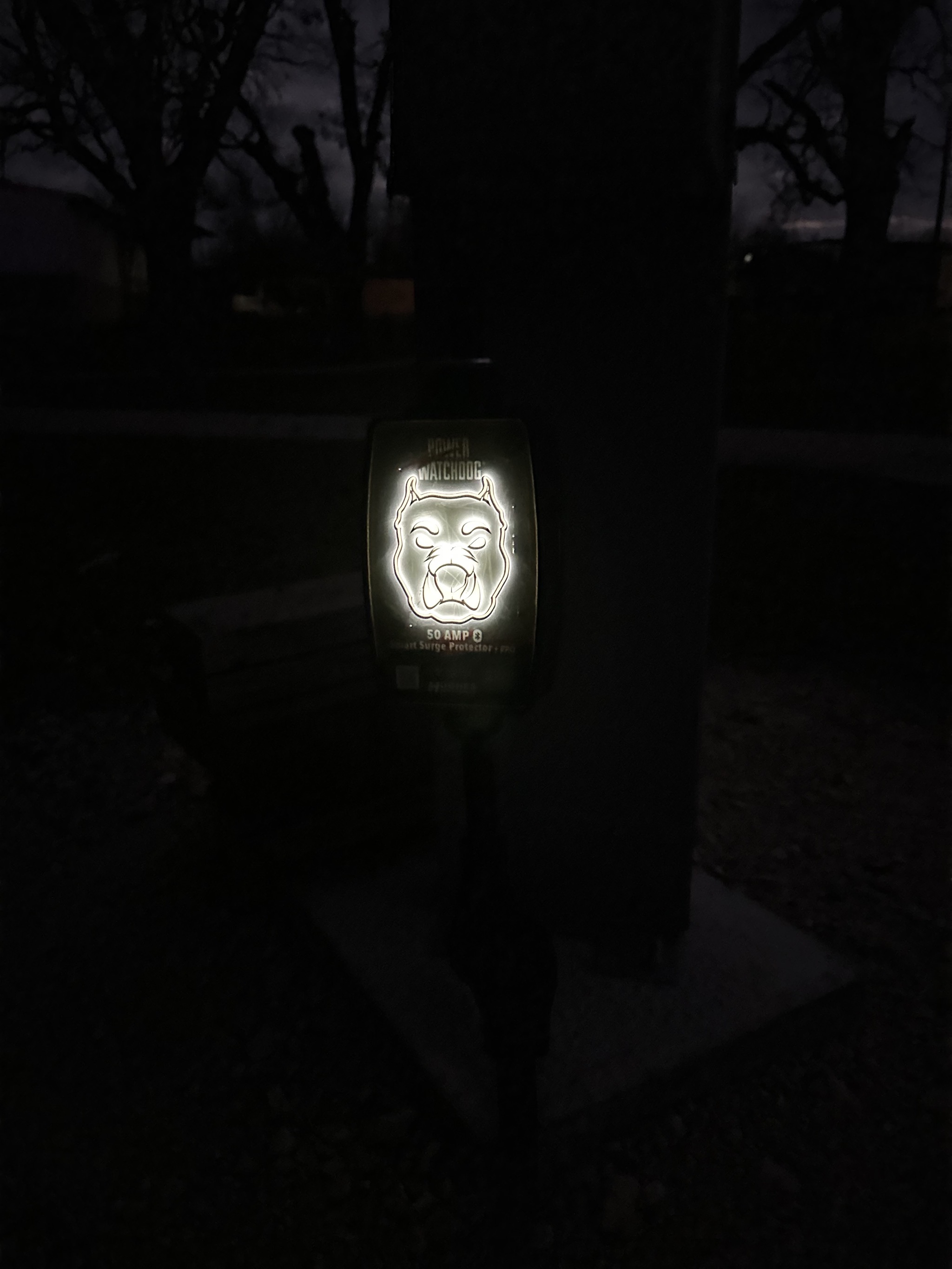 Power Watchdog at night