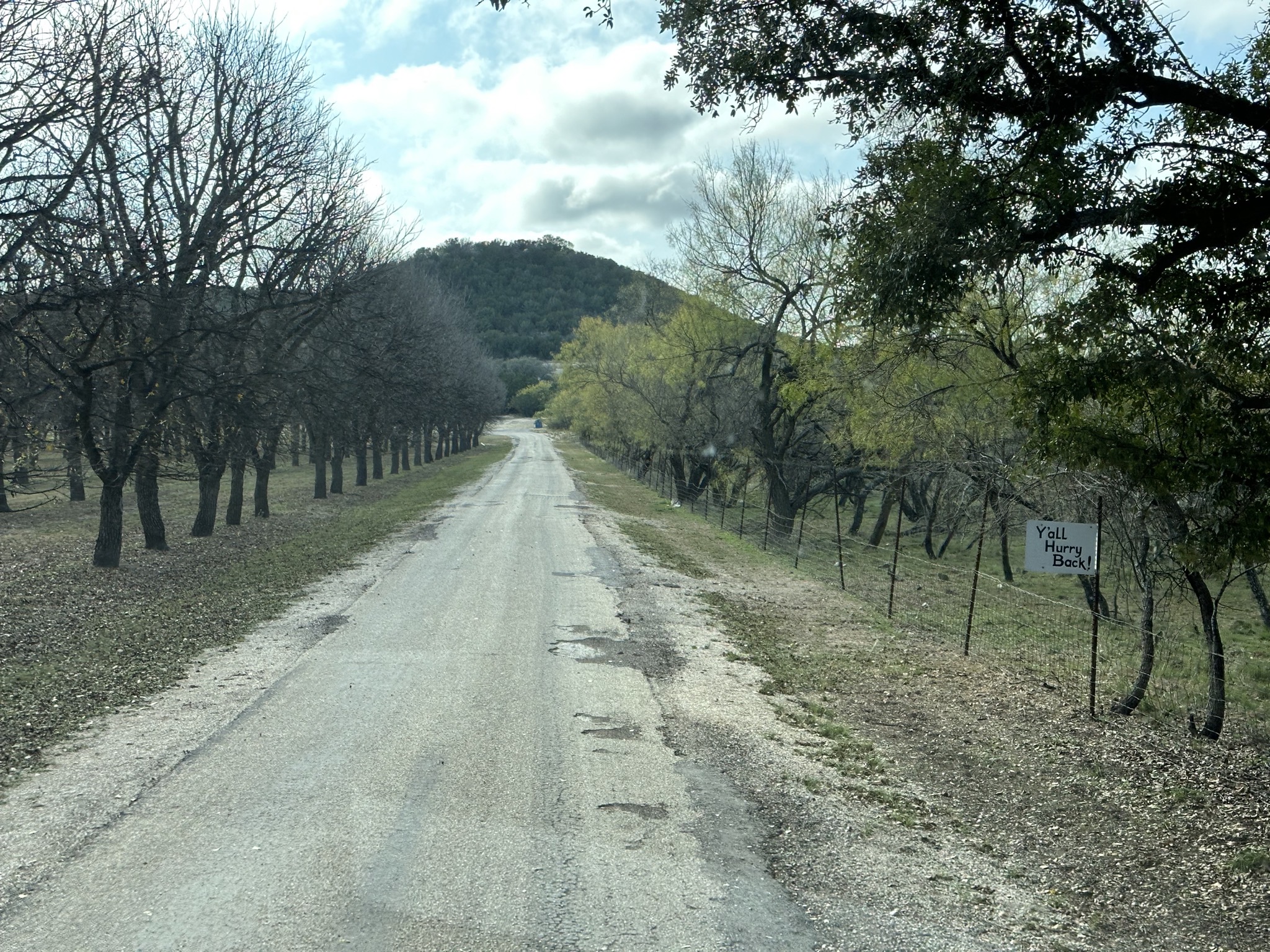 Leaving RV park