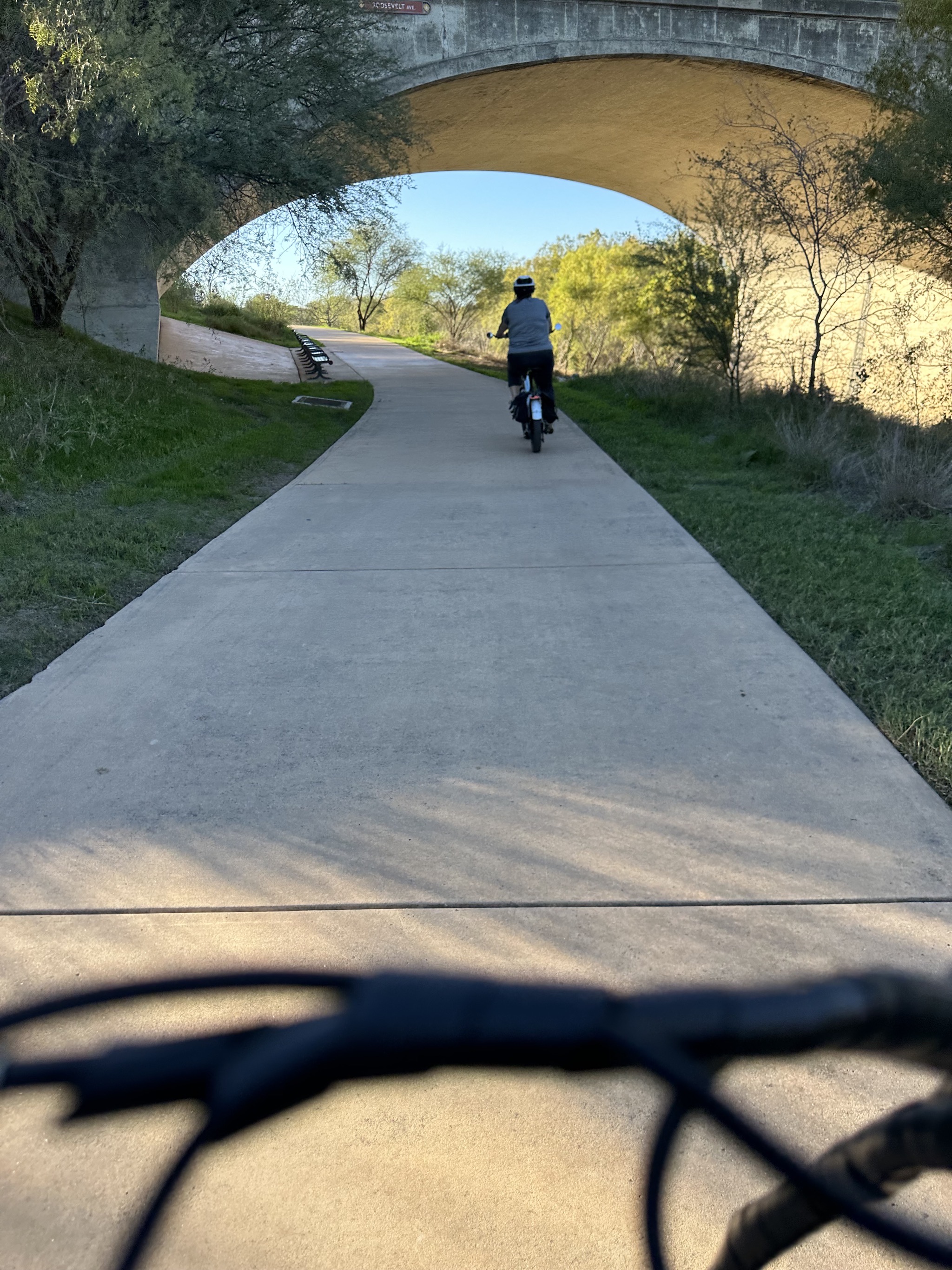 River walk path