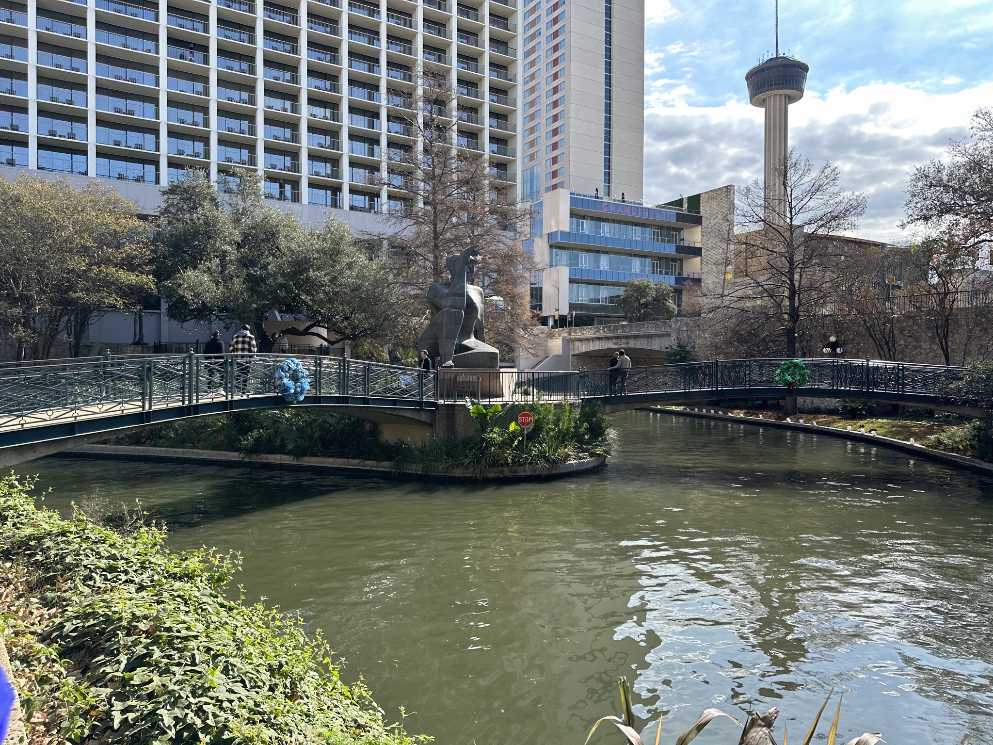 River and tower