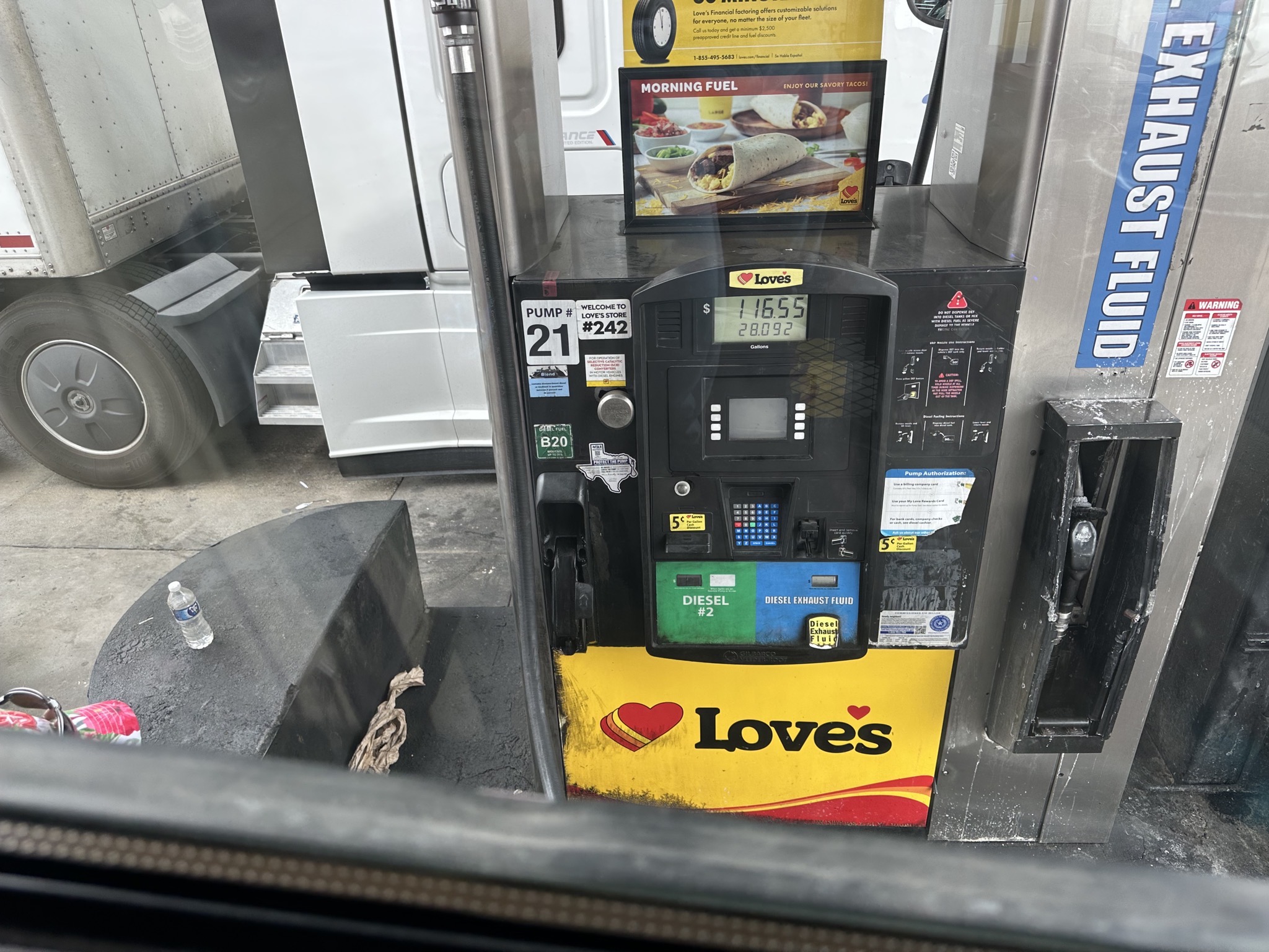 Fuel stop