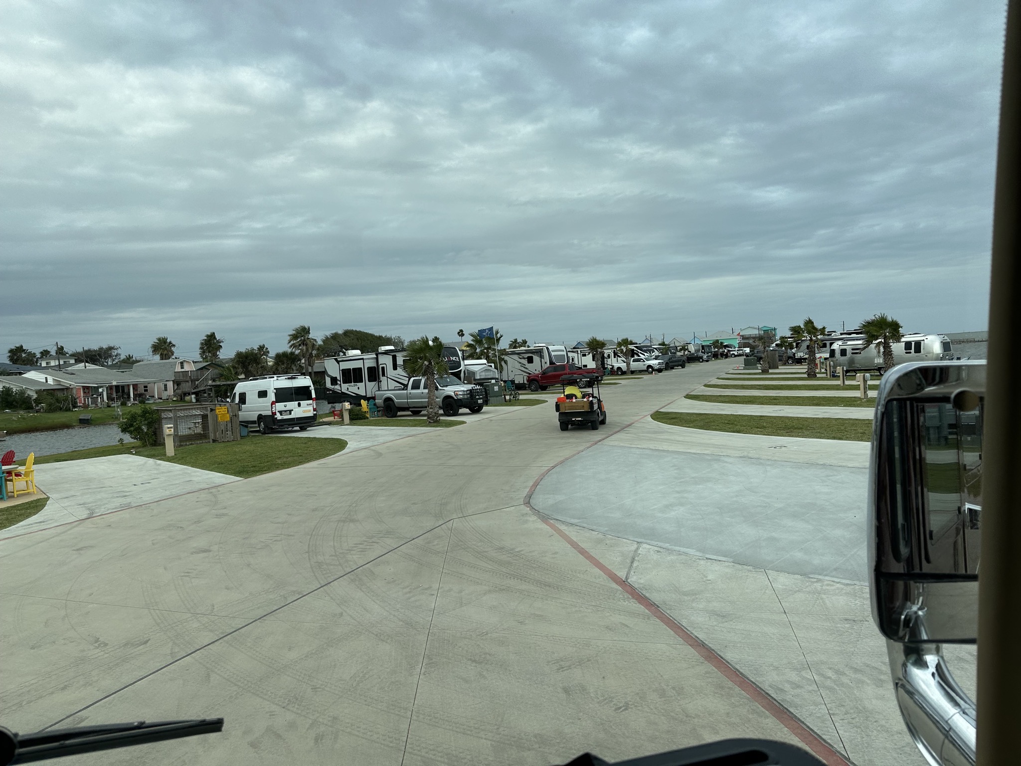 Being led to site