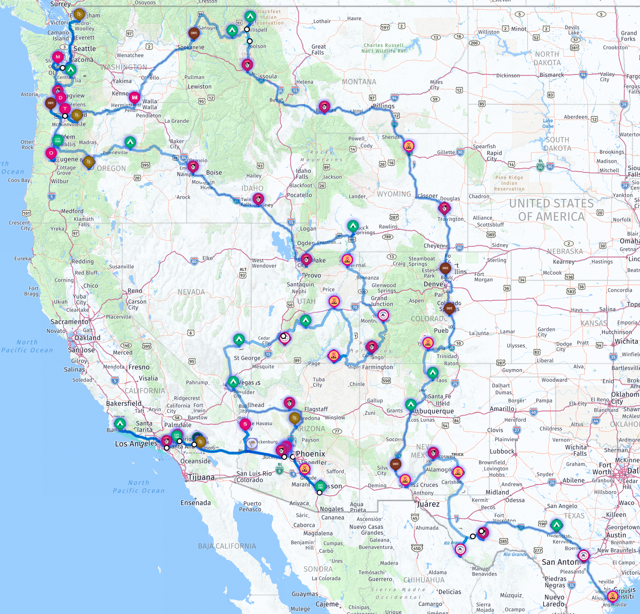 Route map 2022