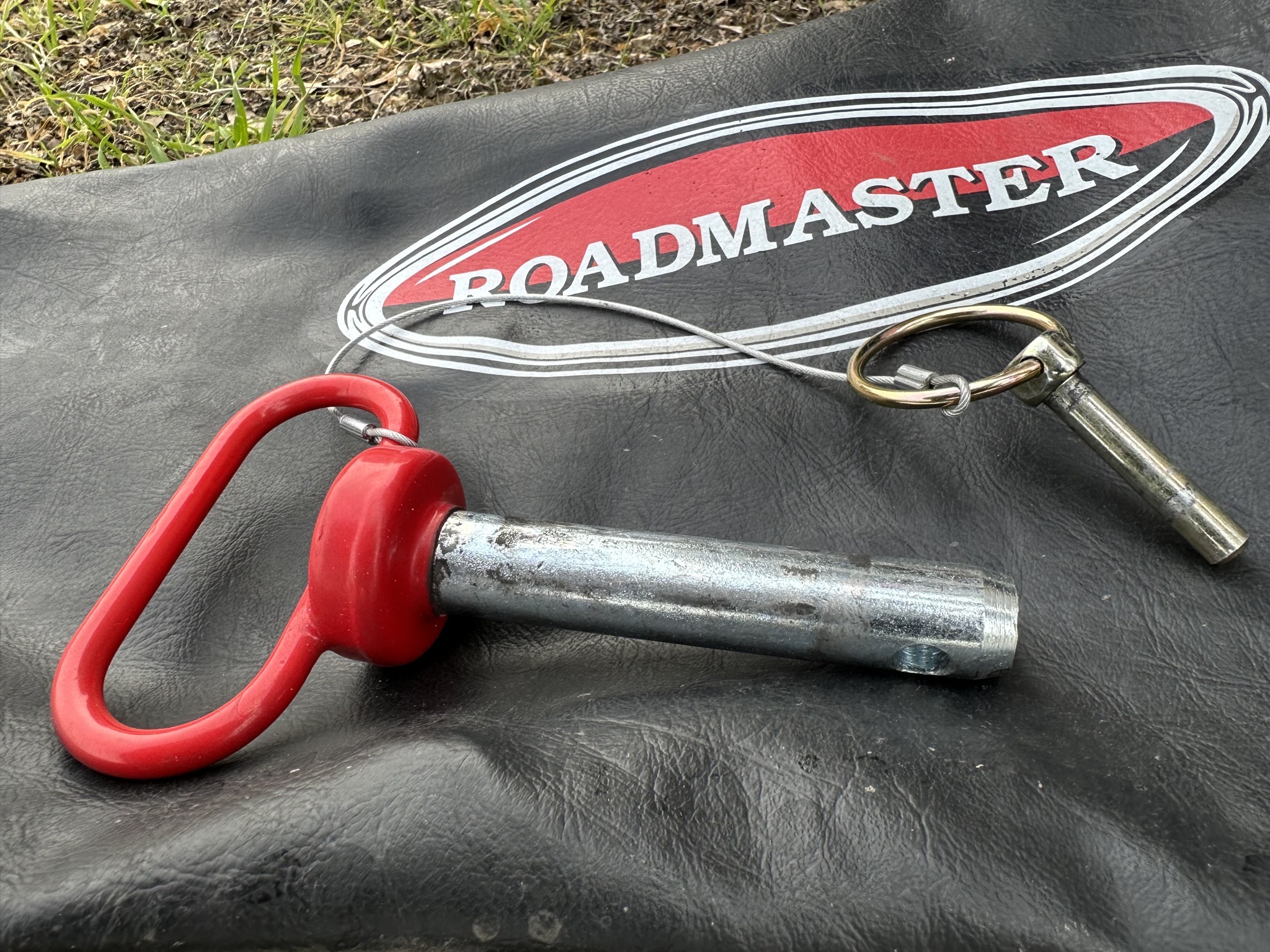 New tow bar pin