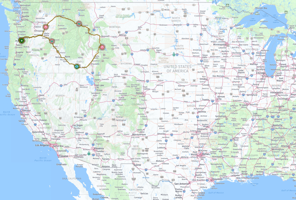 Route map GIF