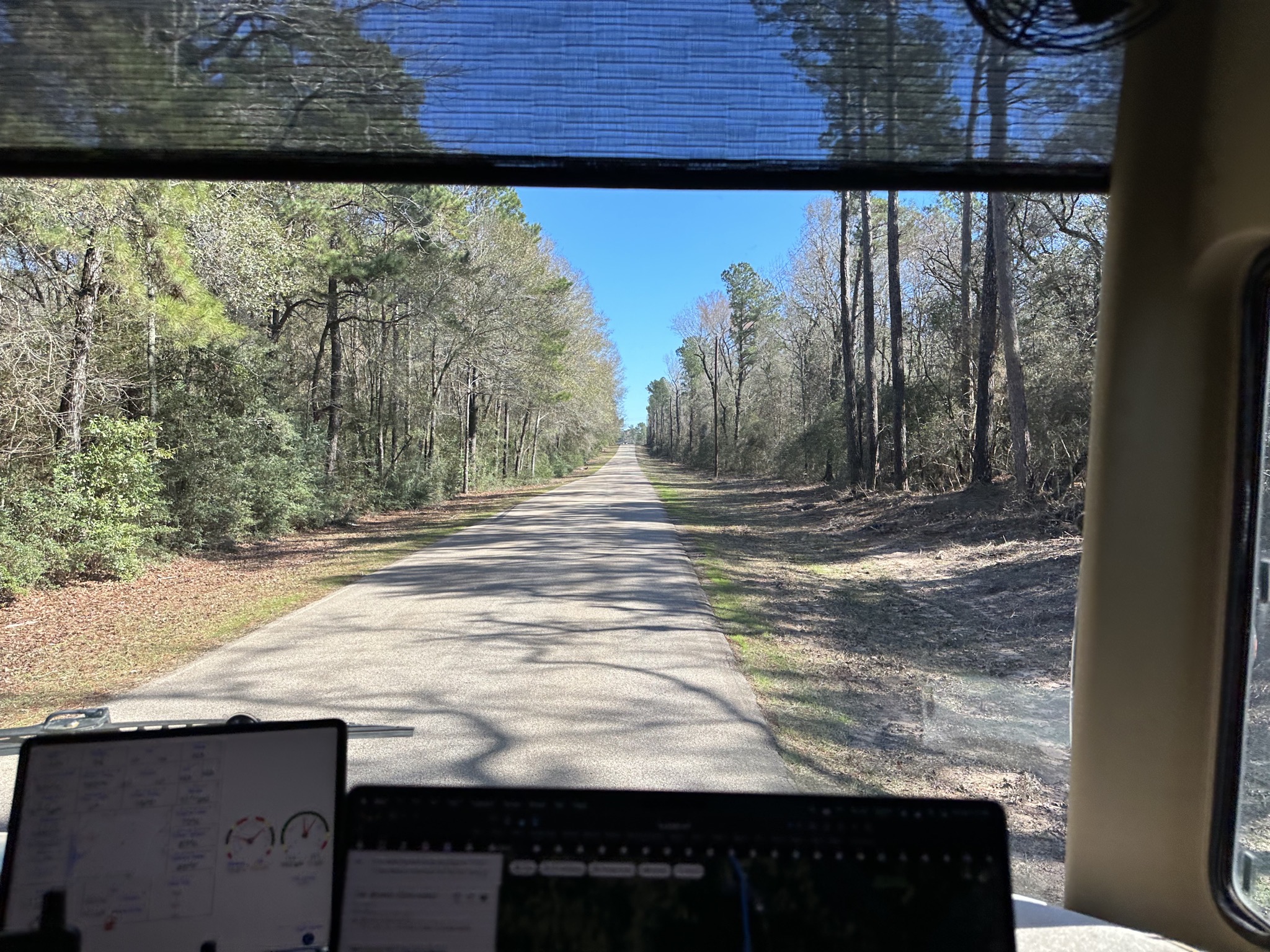 Road out of RV park