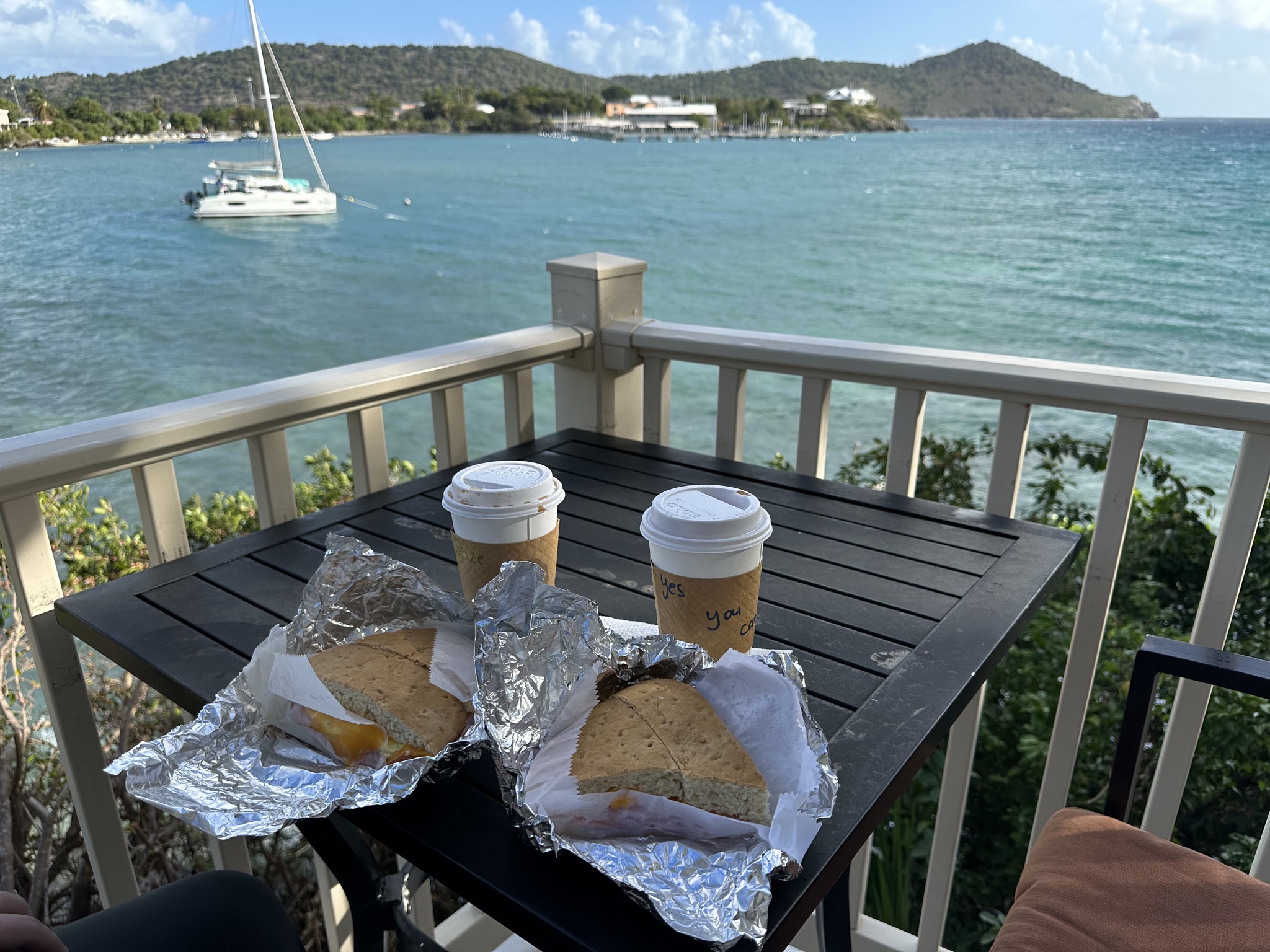 Dumb bread breakfast sandwiches