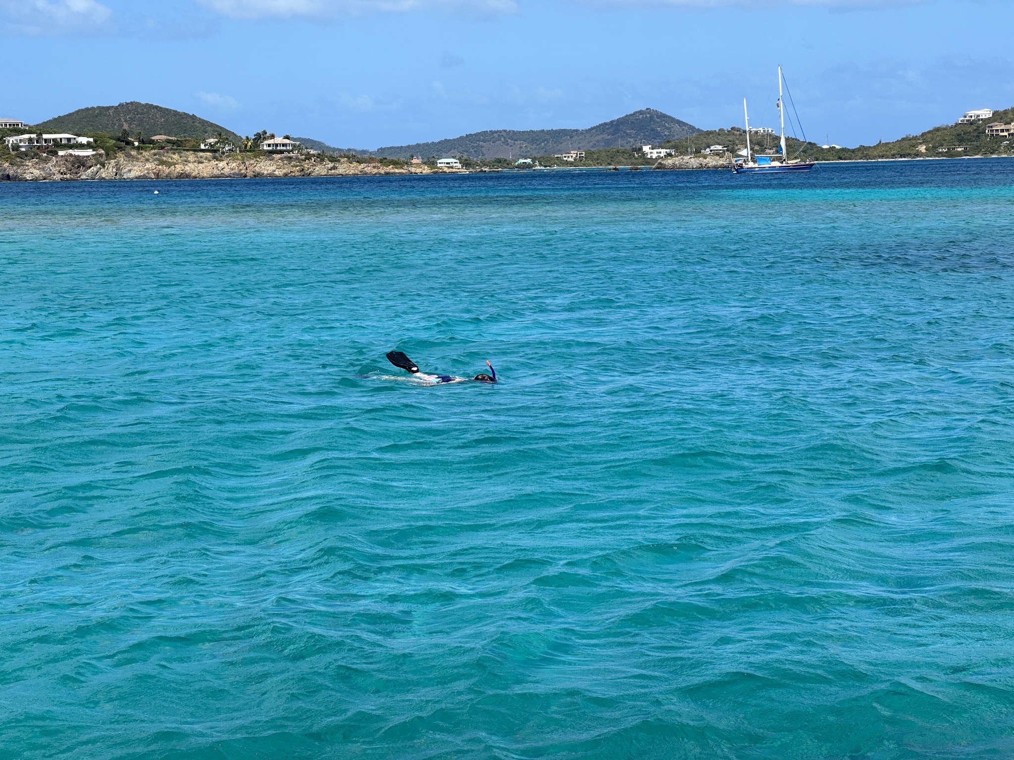Jenn snorkeling