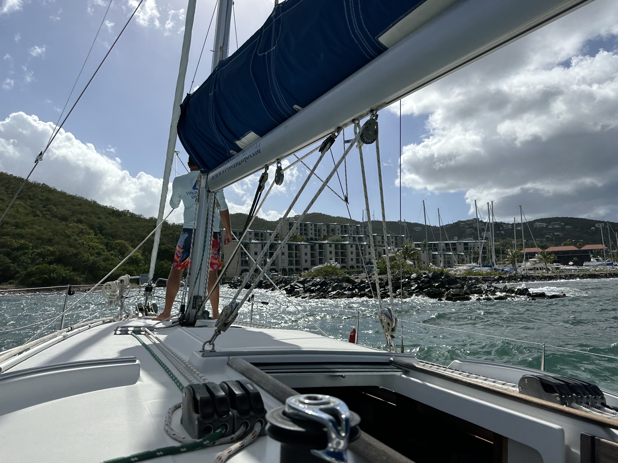 Back to the marina