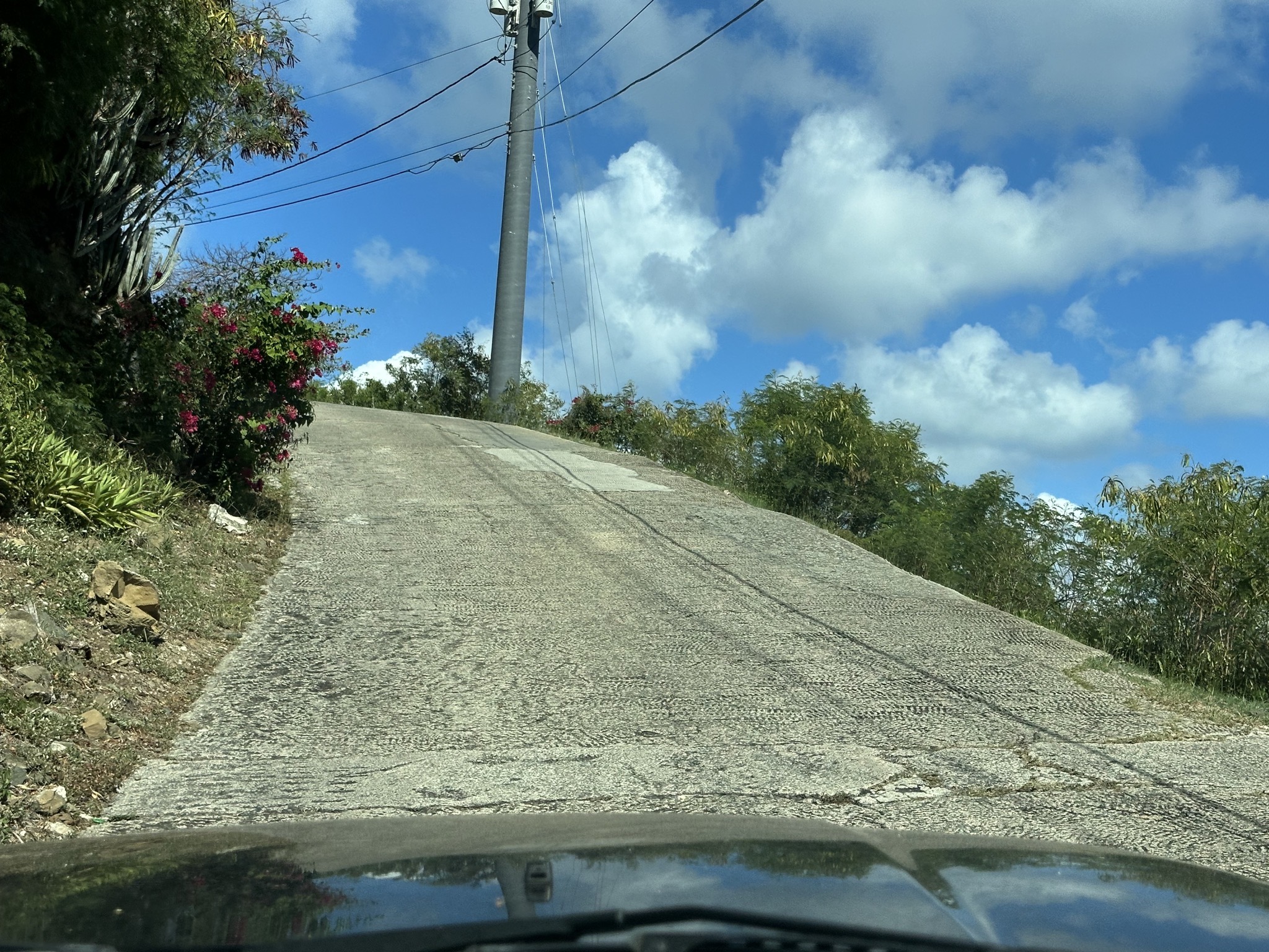 Steep driveway