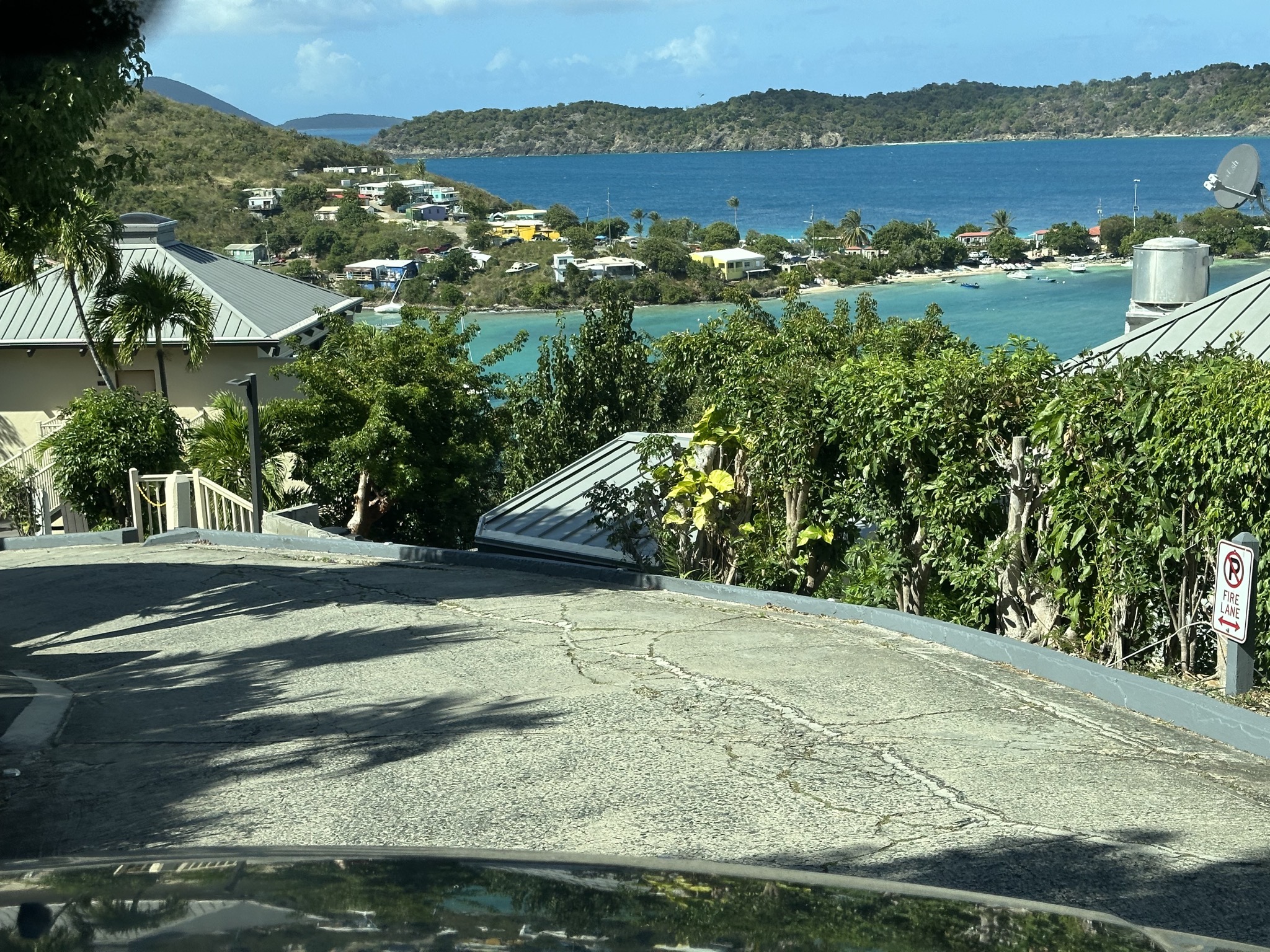Steep driveway