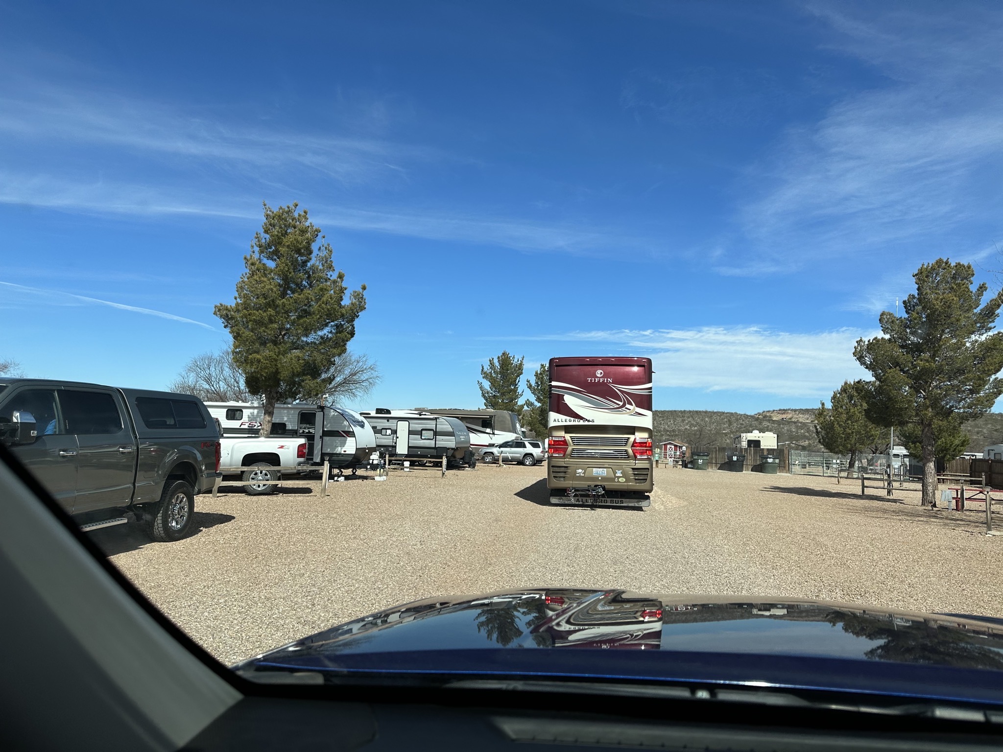 Leaving RV park