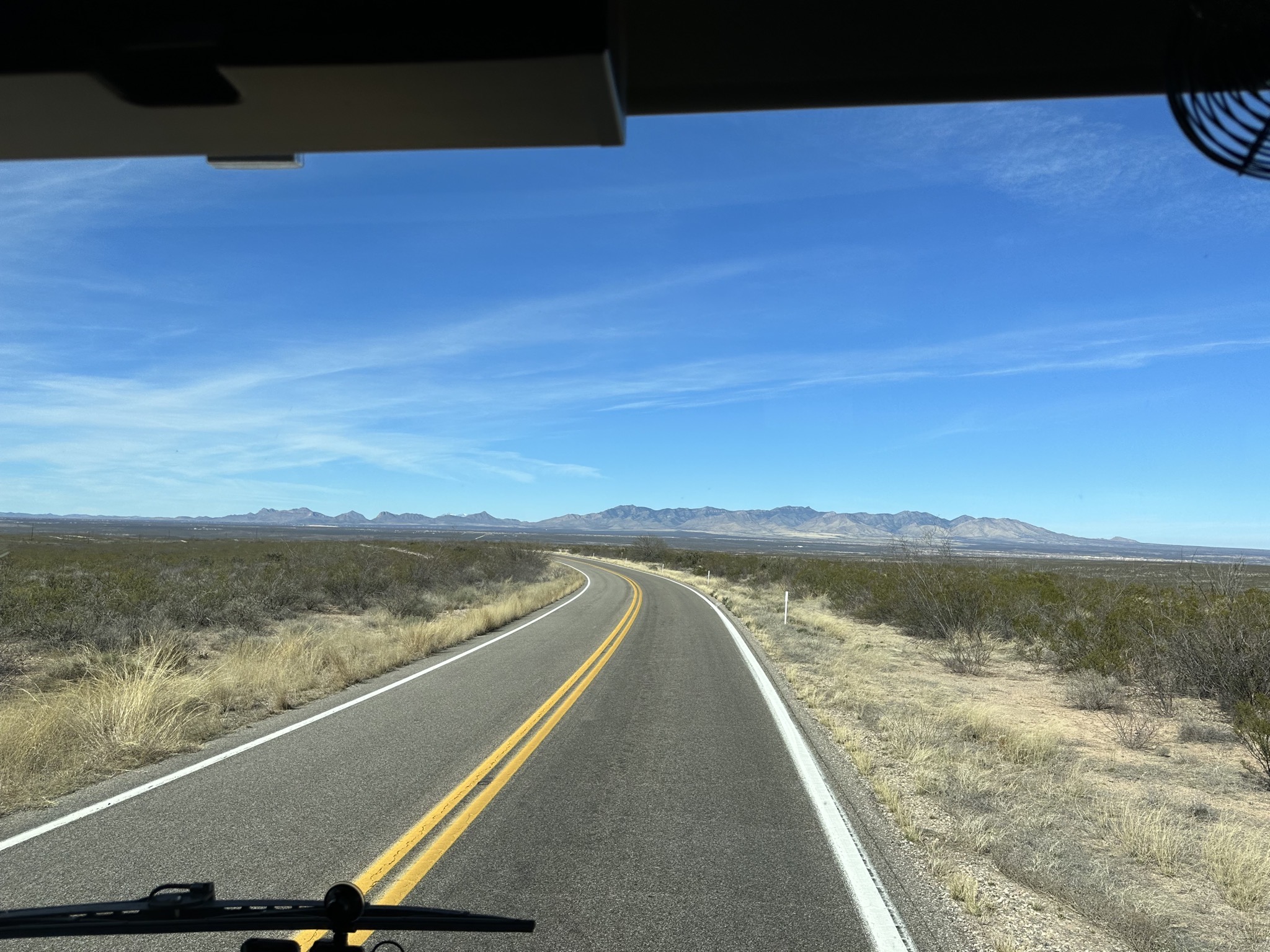 Distant mountains