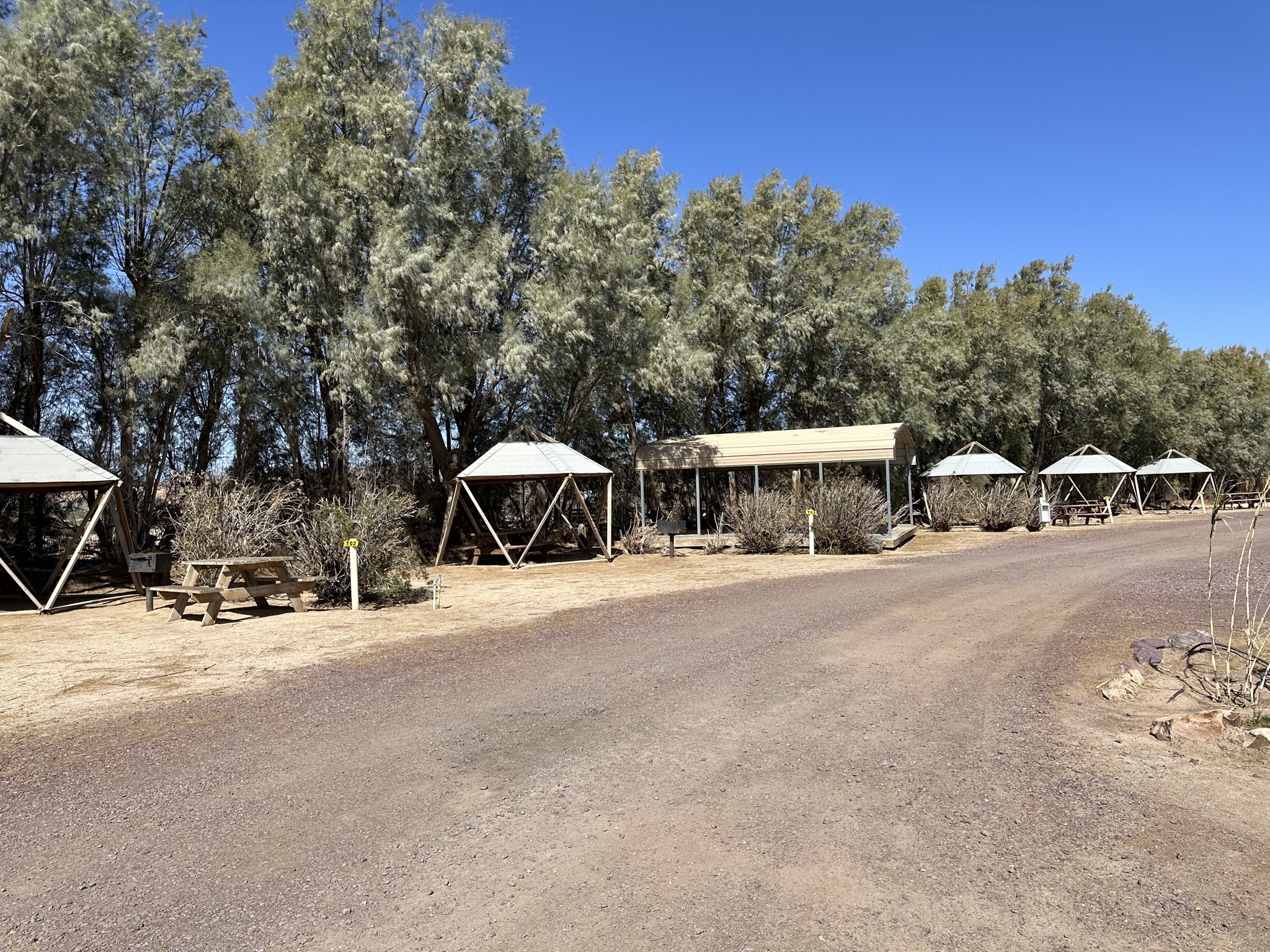 Tent sites