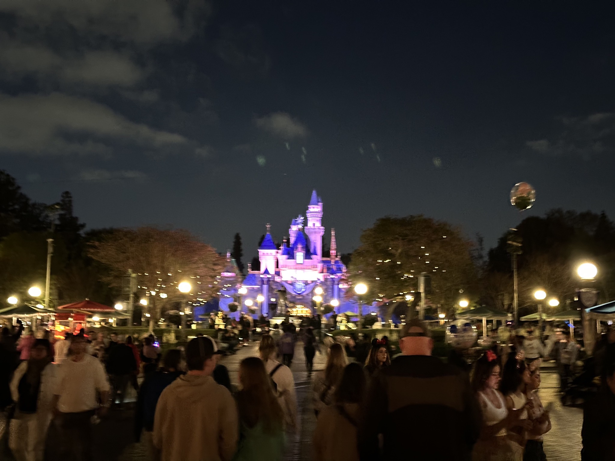 Castle at night