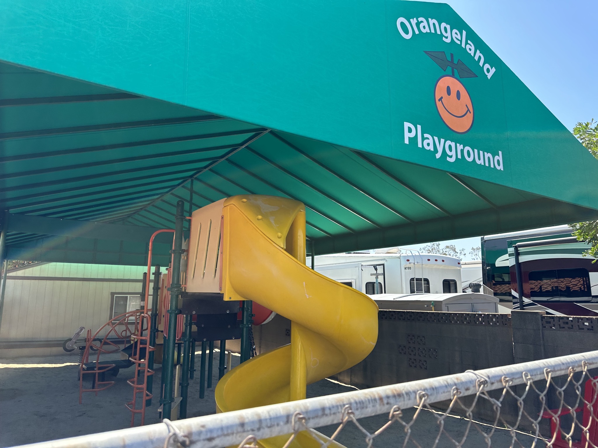 Covered playground