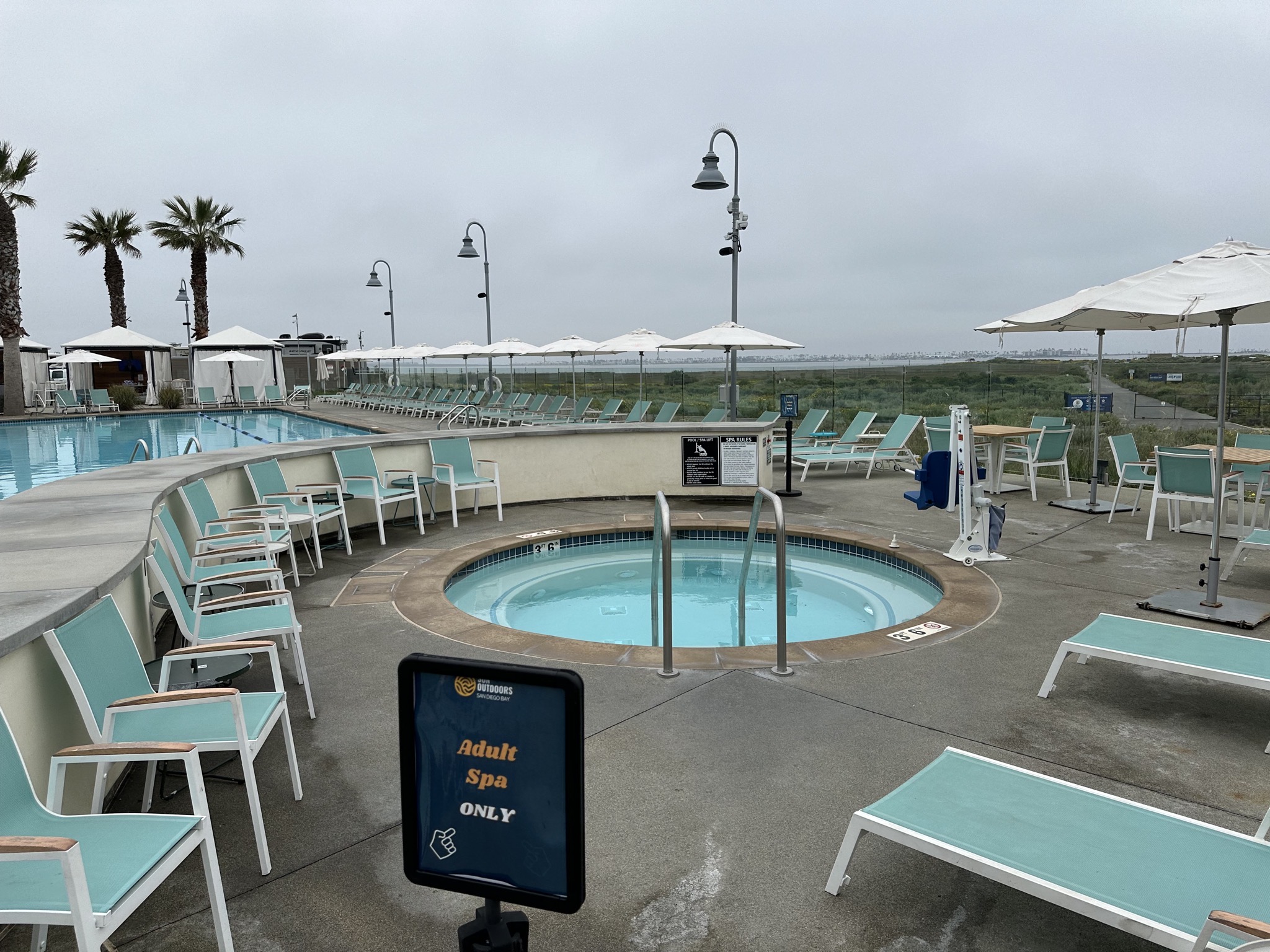 Pool area