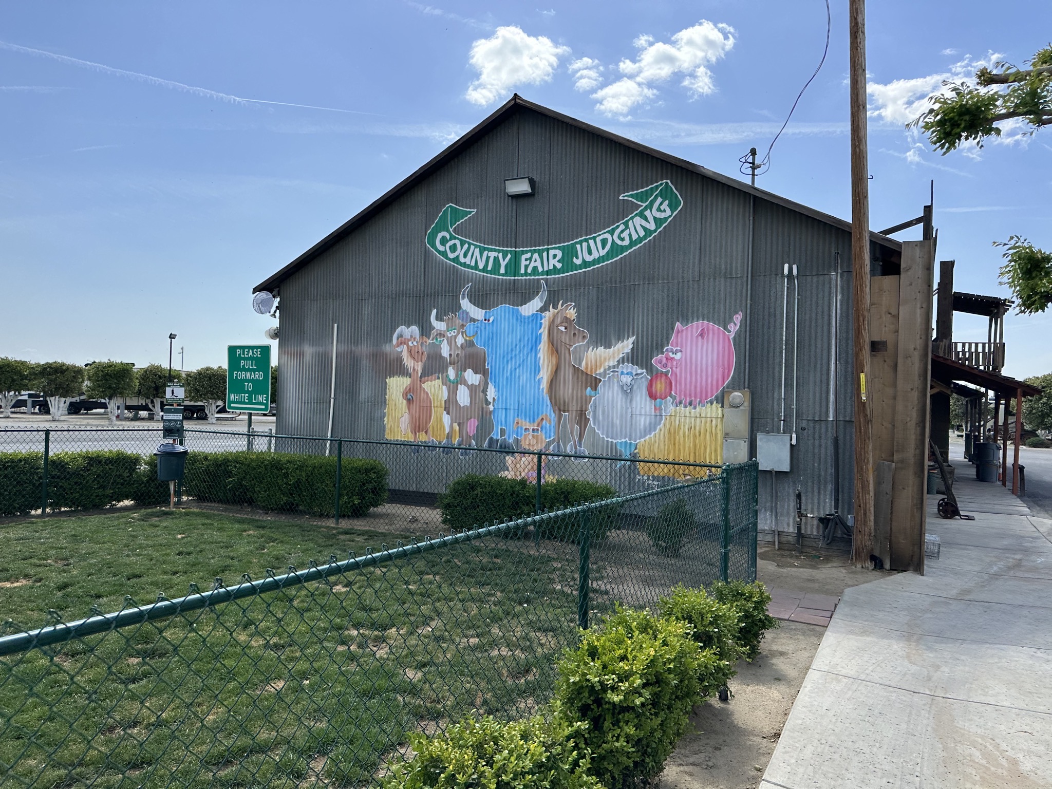 Maintenance building artwork