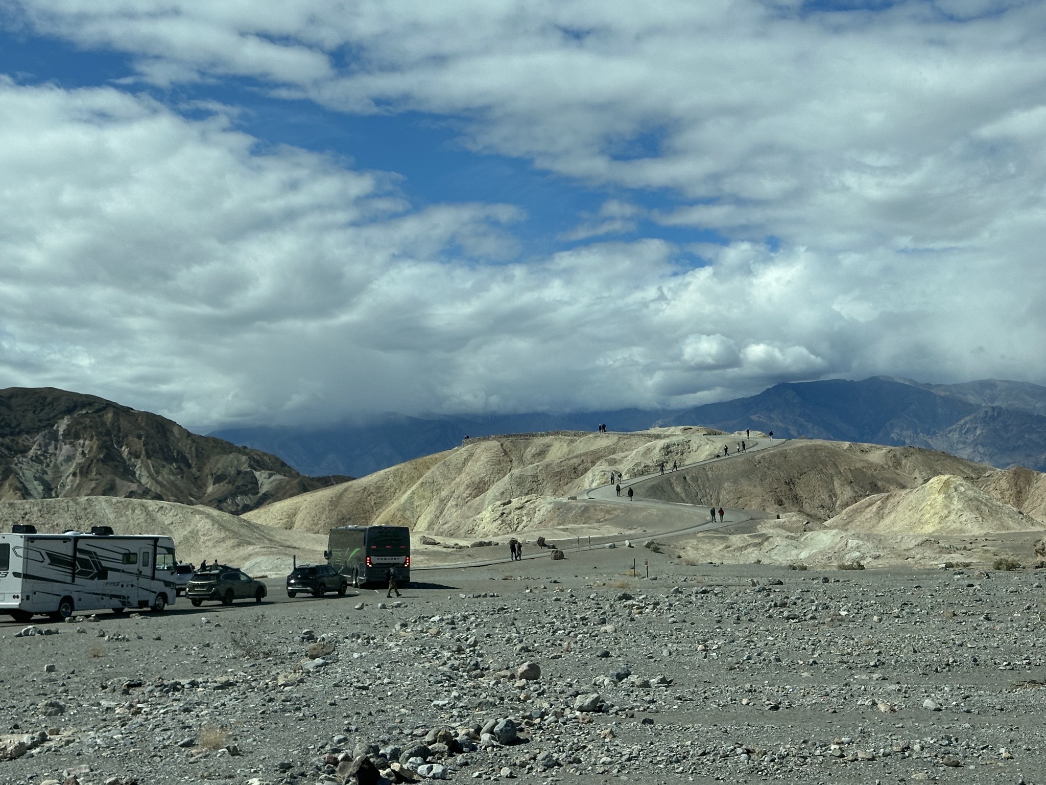 Leaving Death Valley