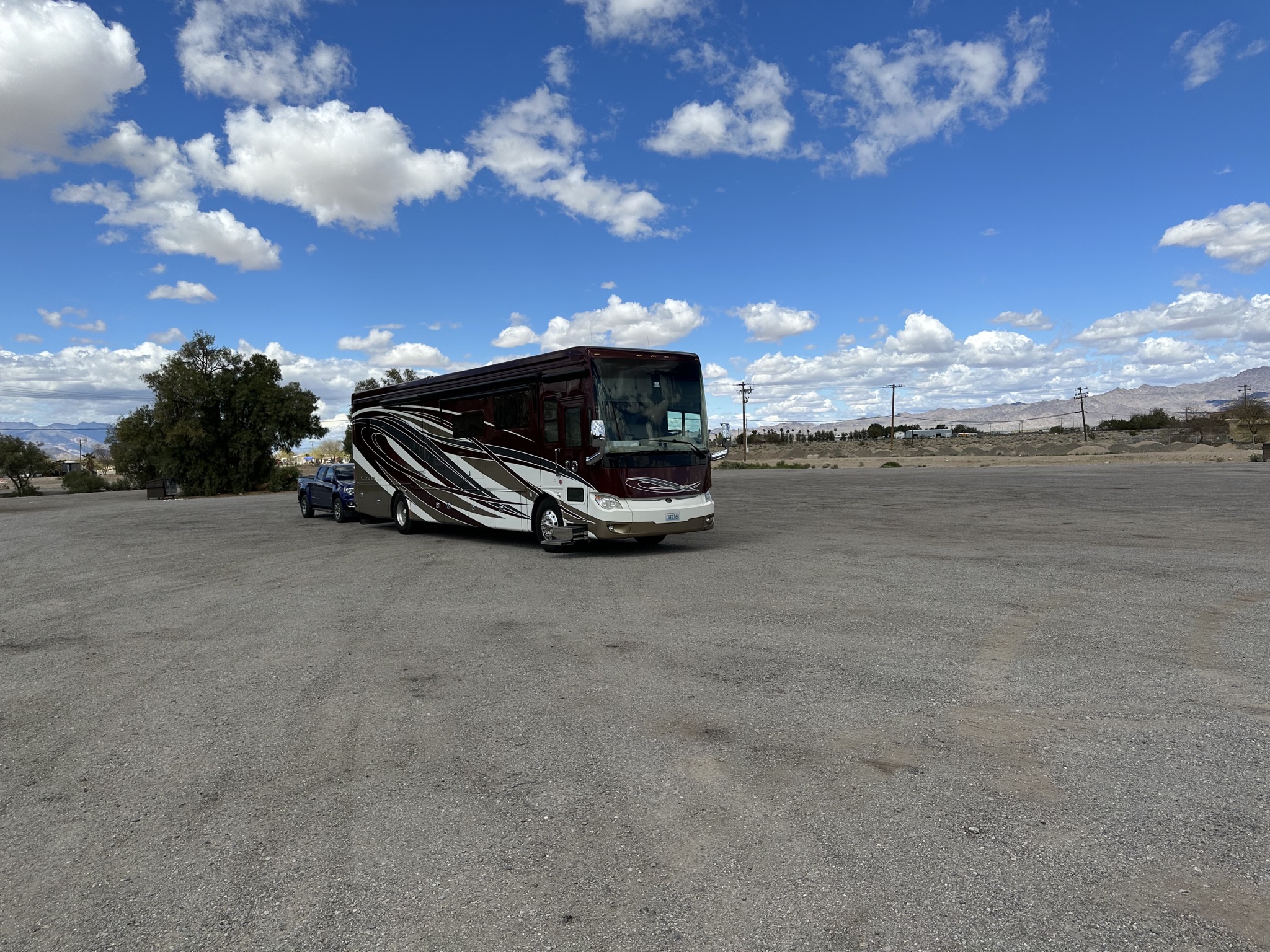 Lunch stop in Baker