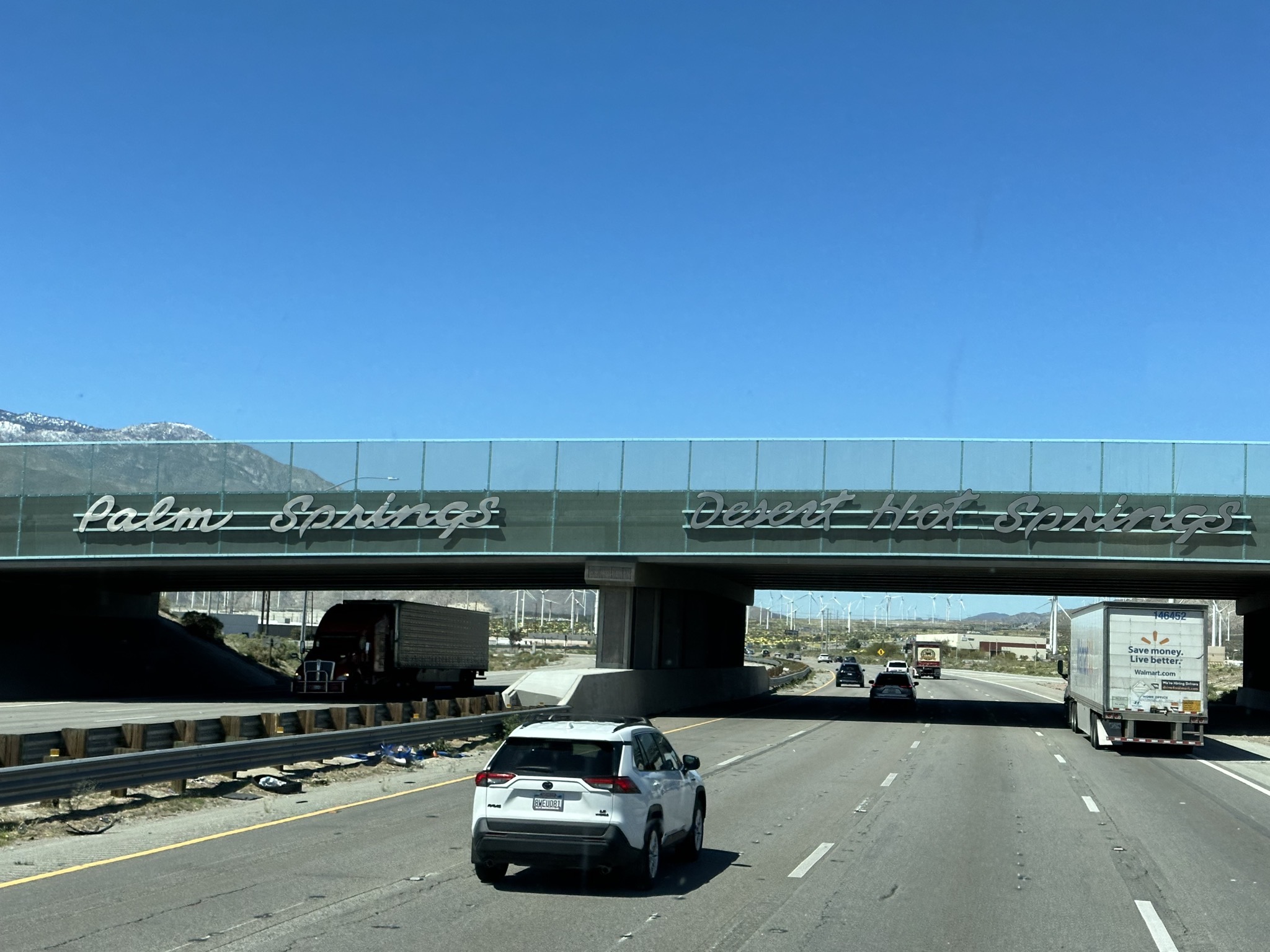Palm Springs overpass