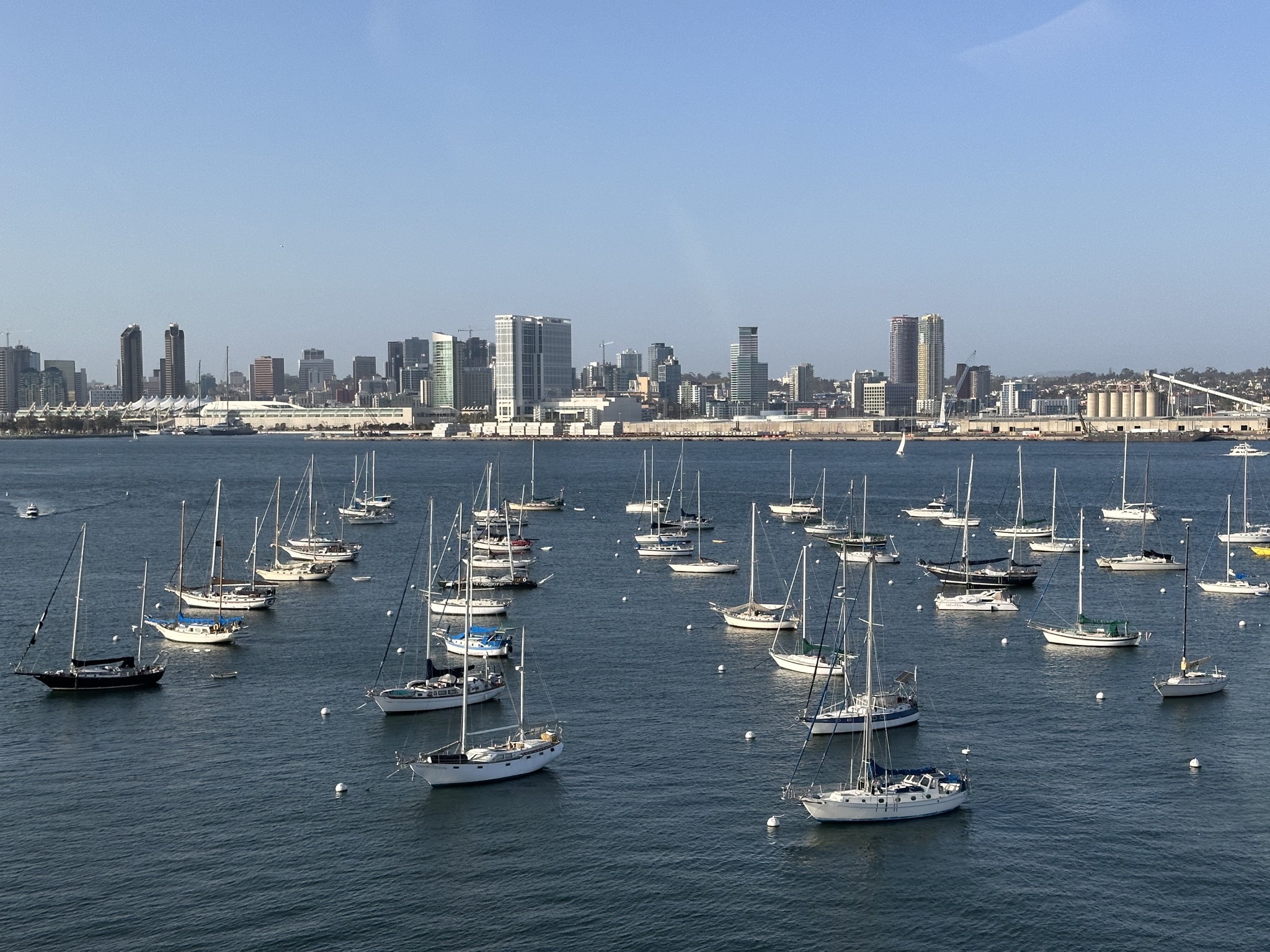 Boats and city