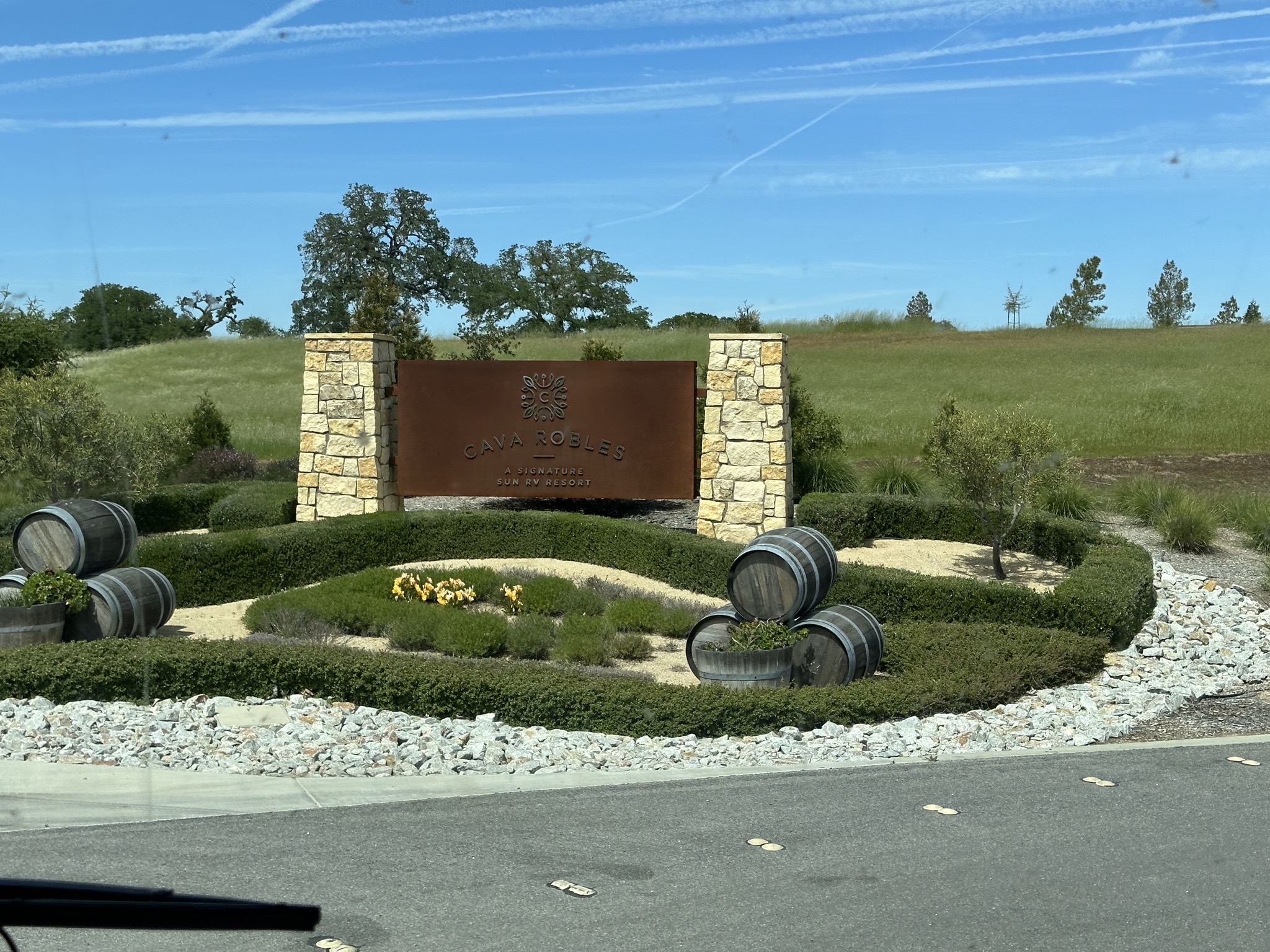 Resort entrance