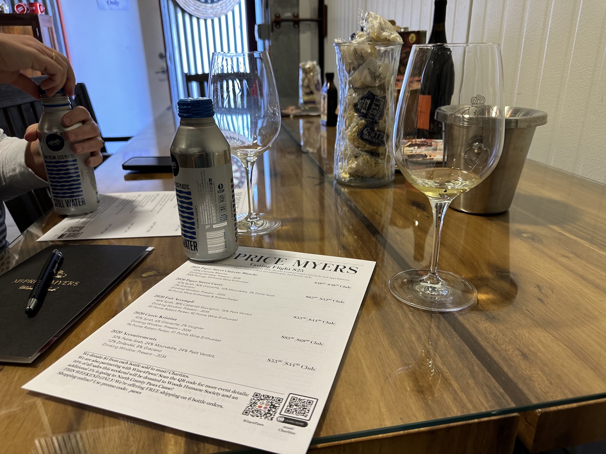 Wine tasting
