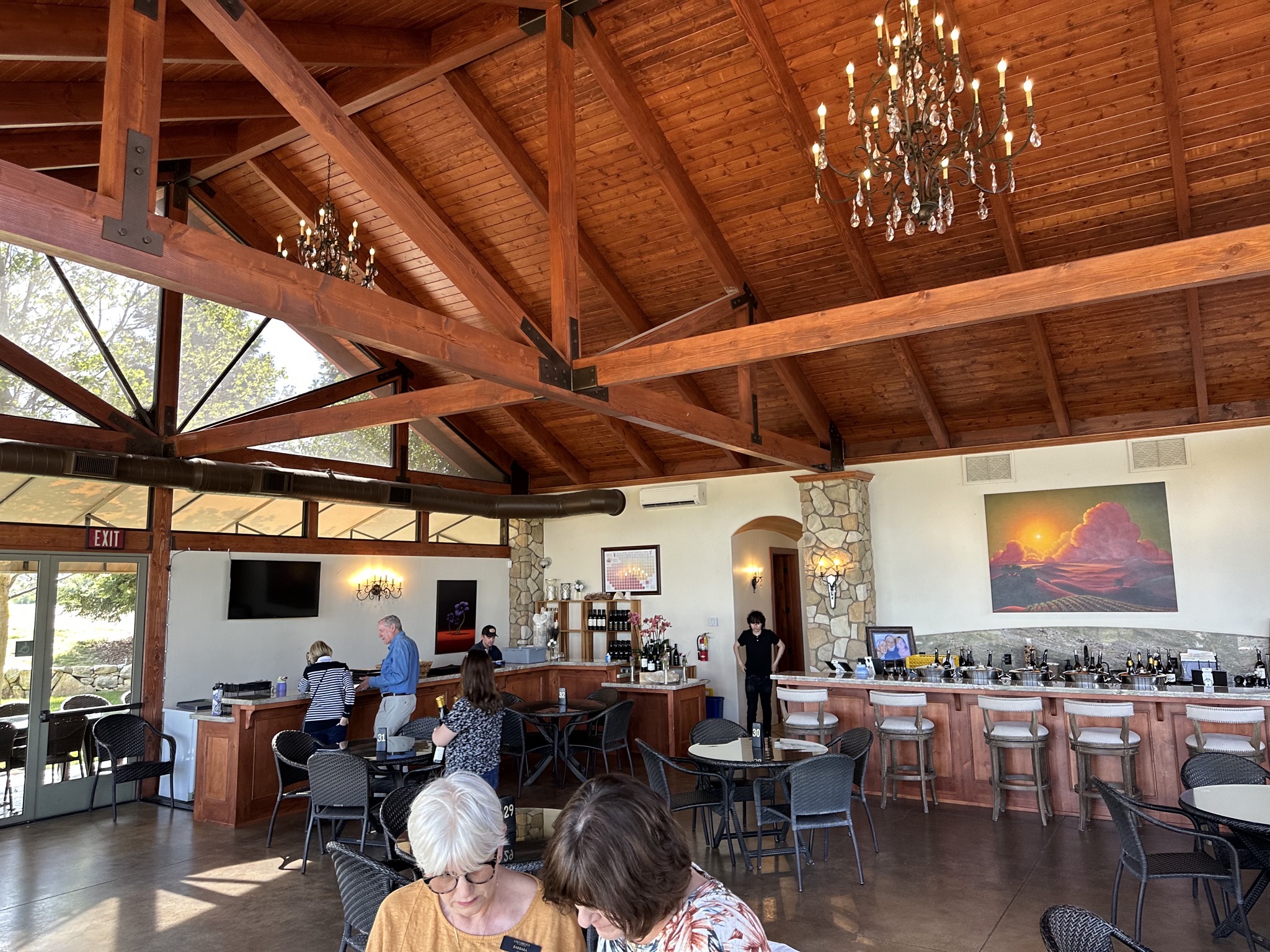Inside the tasting room