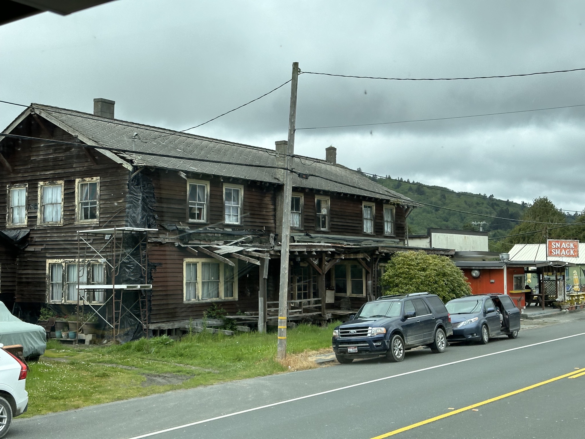 Damaged building