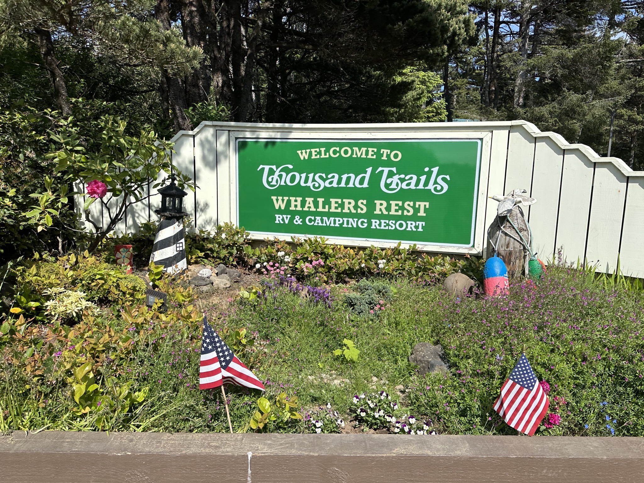 Entrance sign