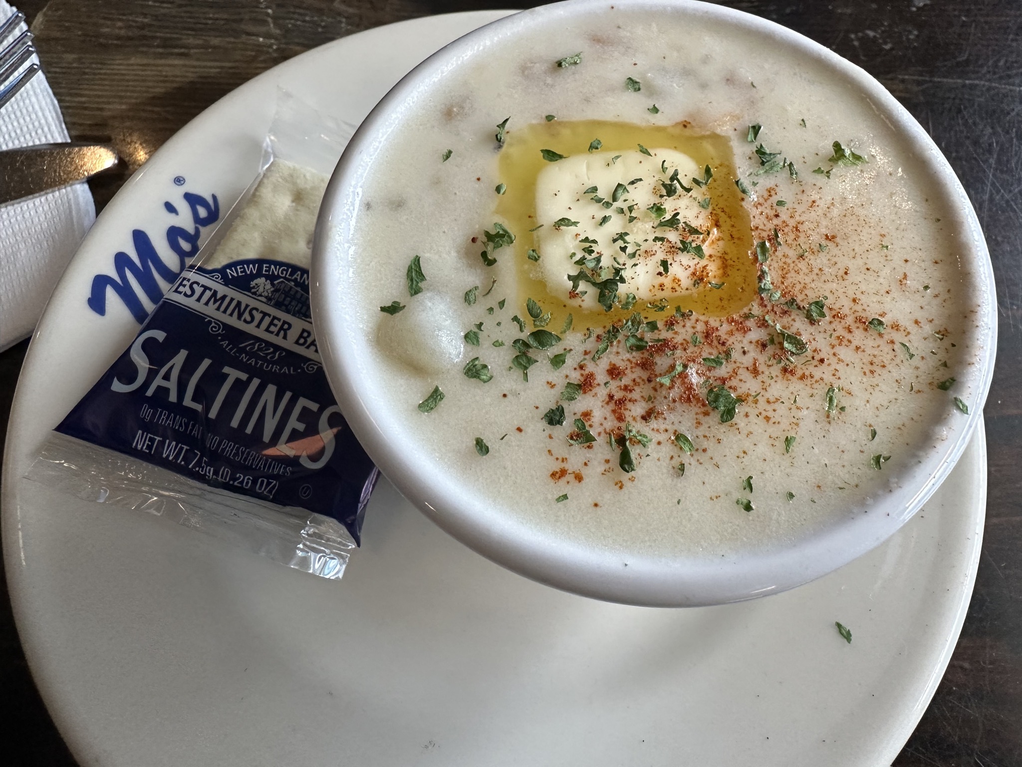 Clam chowder