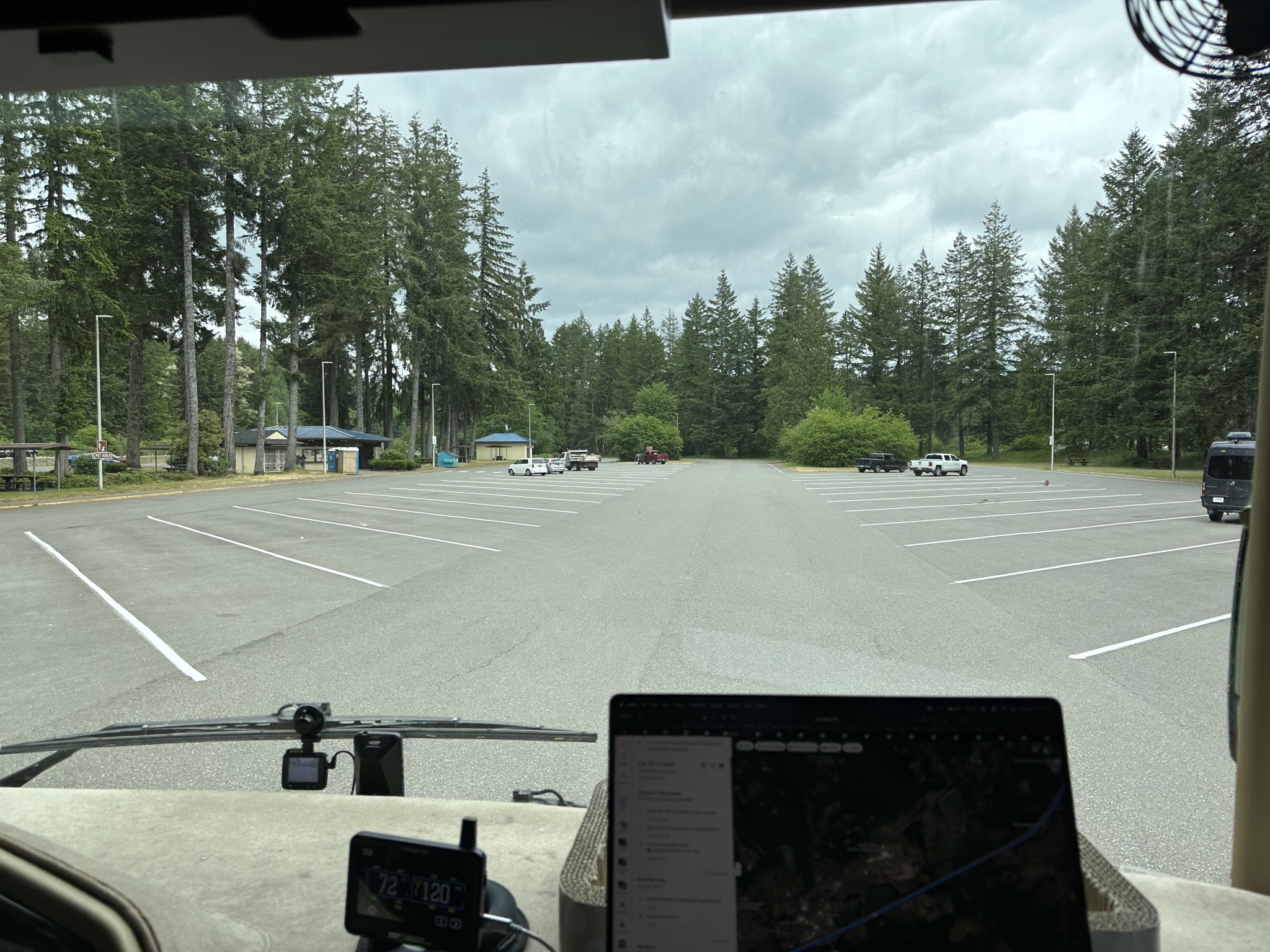 Spacious rest area